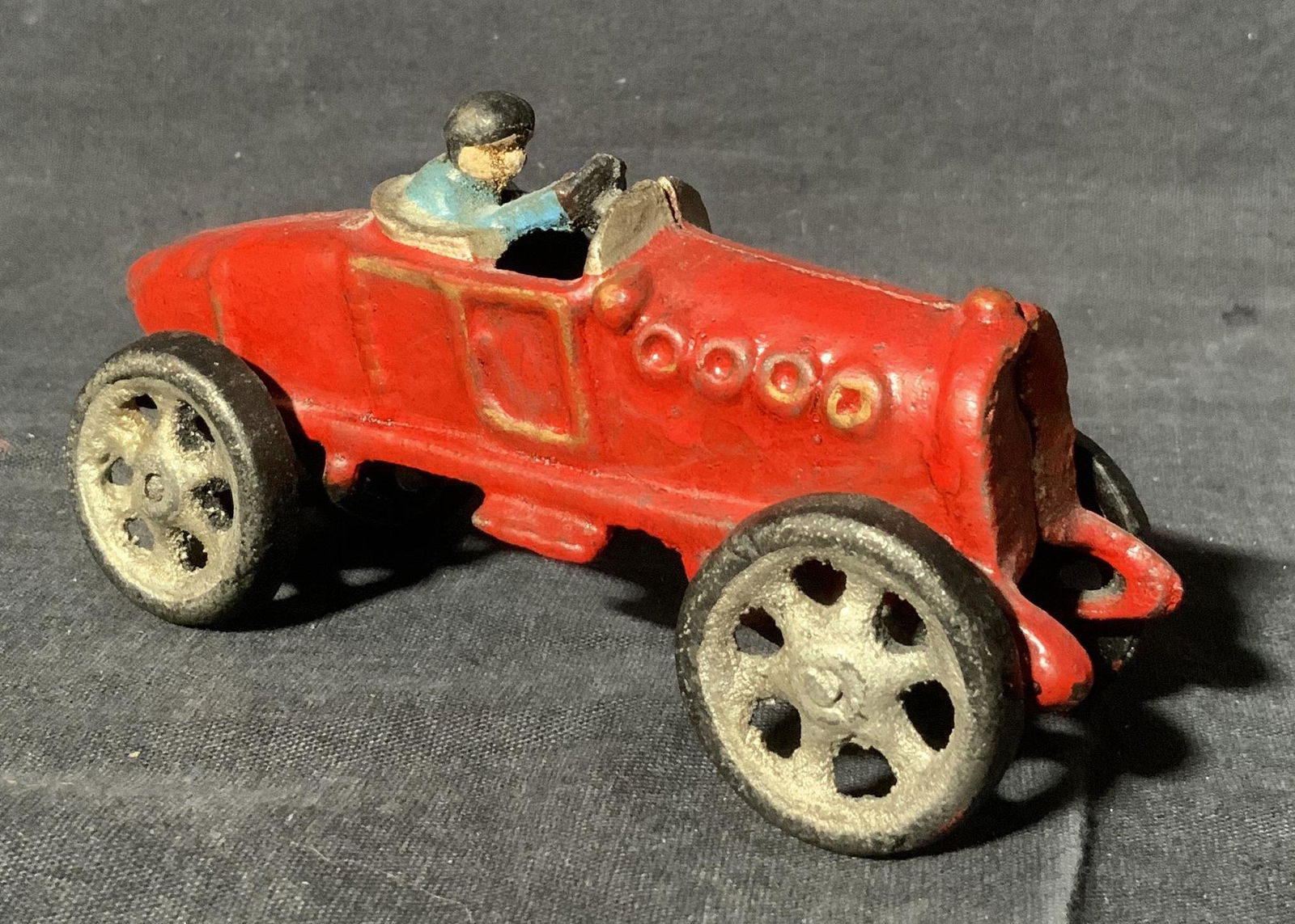 Antique Cast Iron Speed Racer Toy (1 of 5)