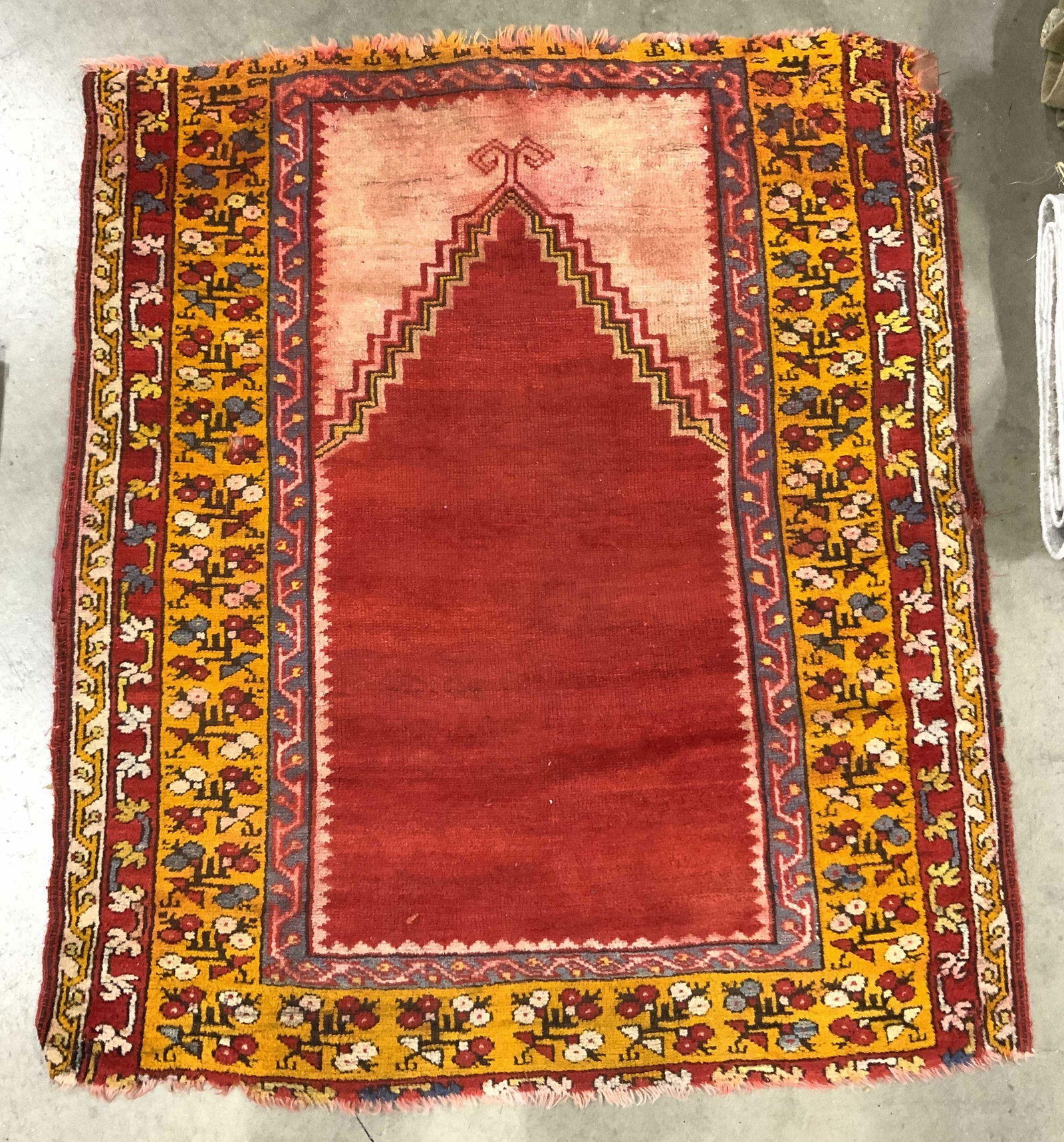 Antique Handmade Turkish Wool Rug (1 of 8)