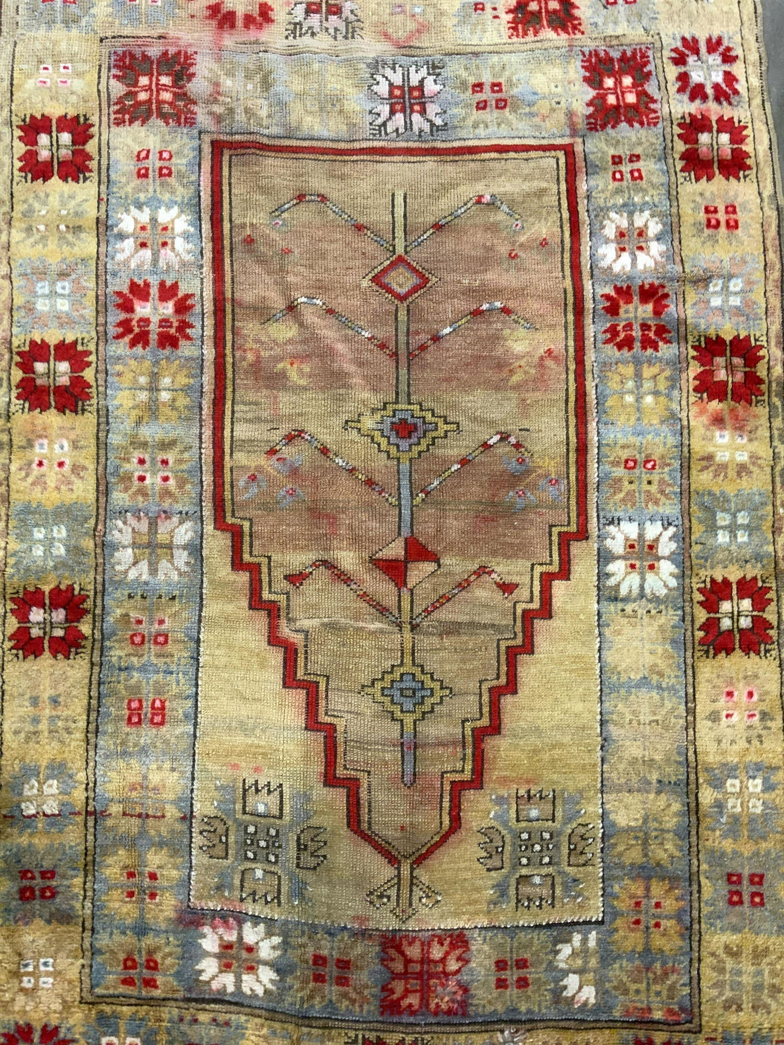 Antique Handmade Turkish Wool Rug (1 of 8)