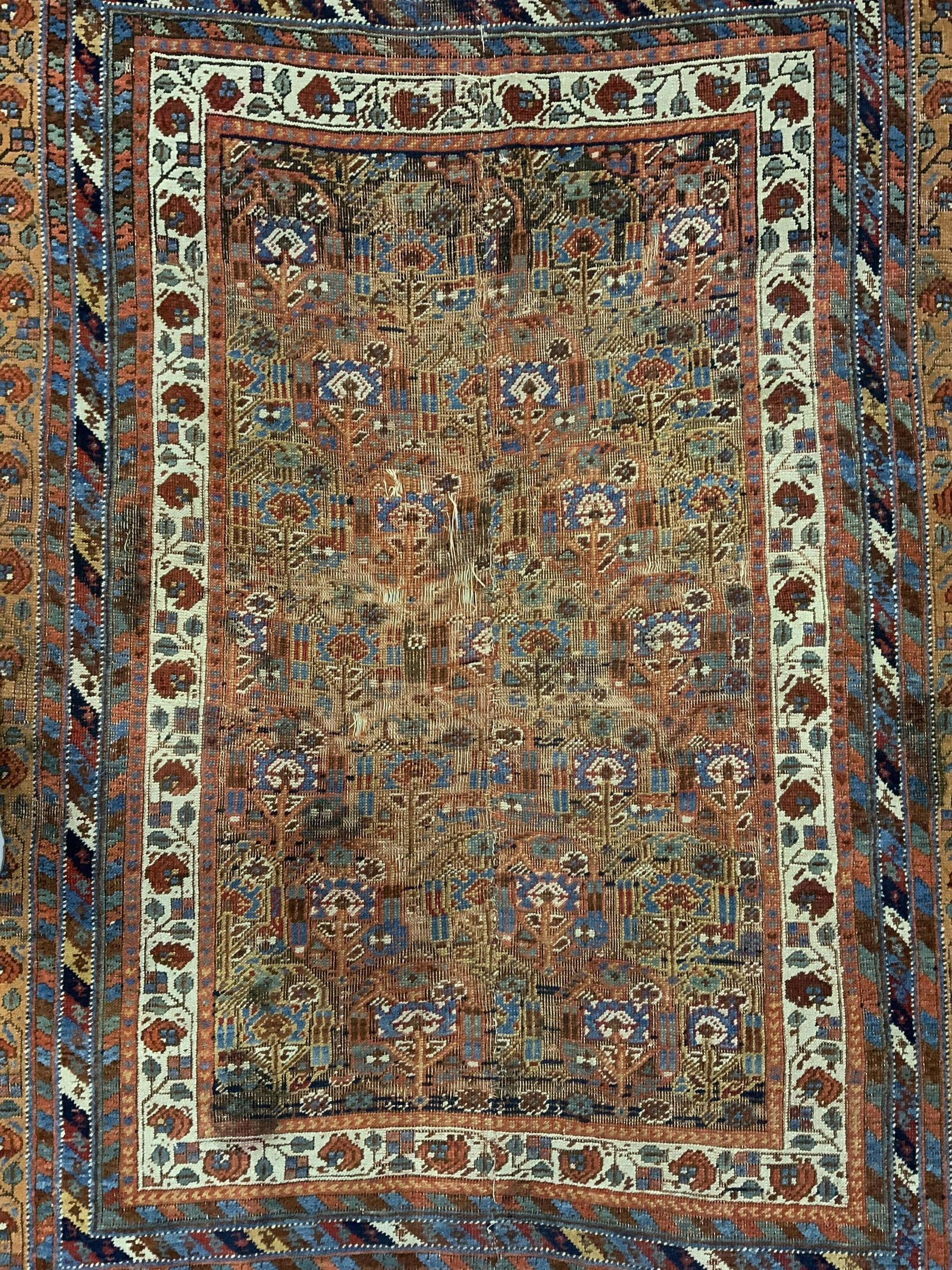 Antique Handmade Wool Area Rug (1 of 8)