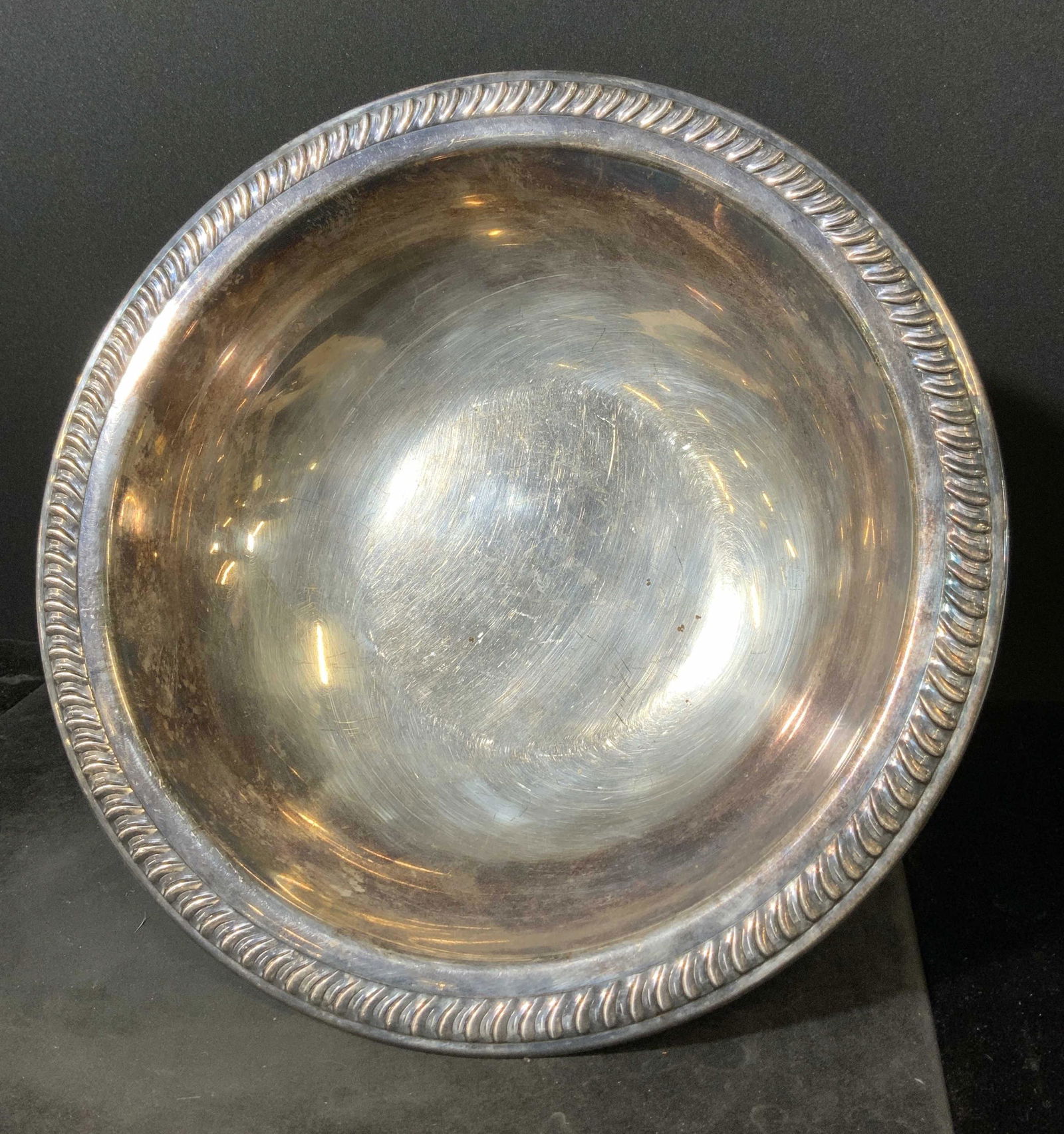 POOLE SILVER CO Silver Plated Bowl (1 of 5)