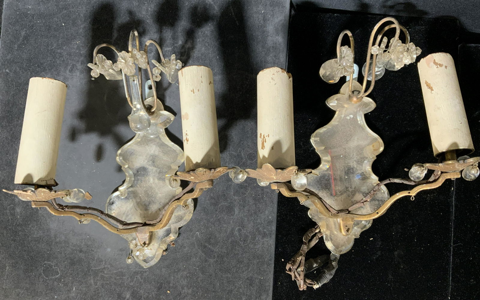 Pair Antique Wall Sconces (1 of 6)
