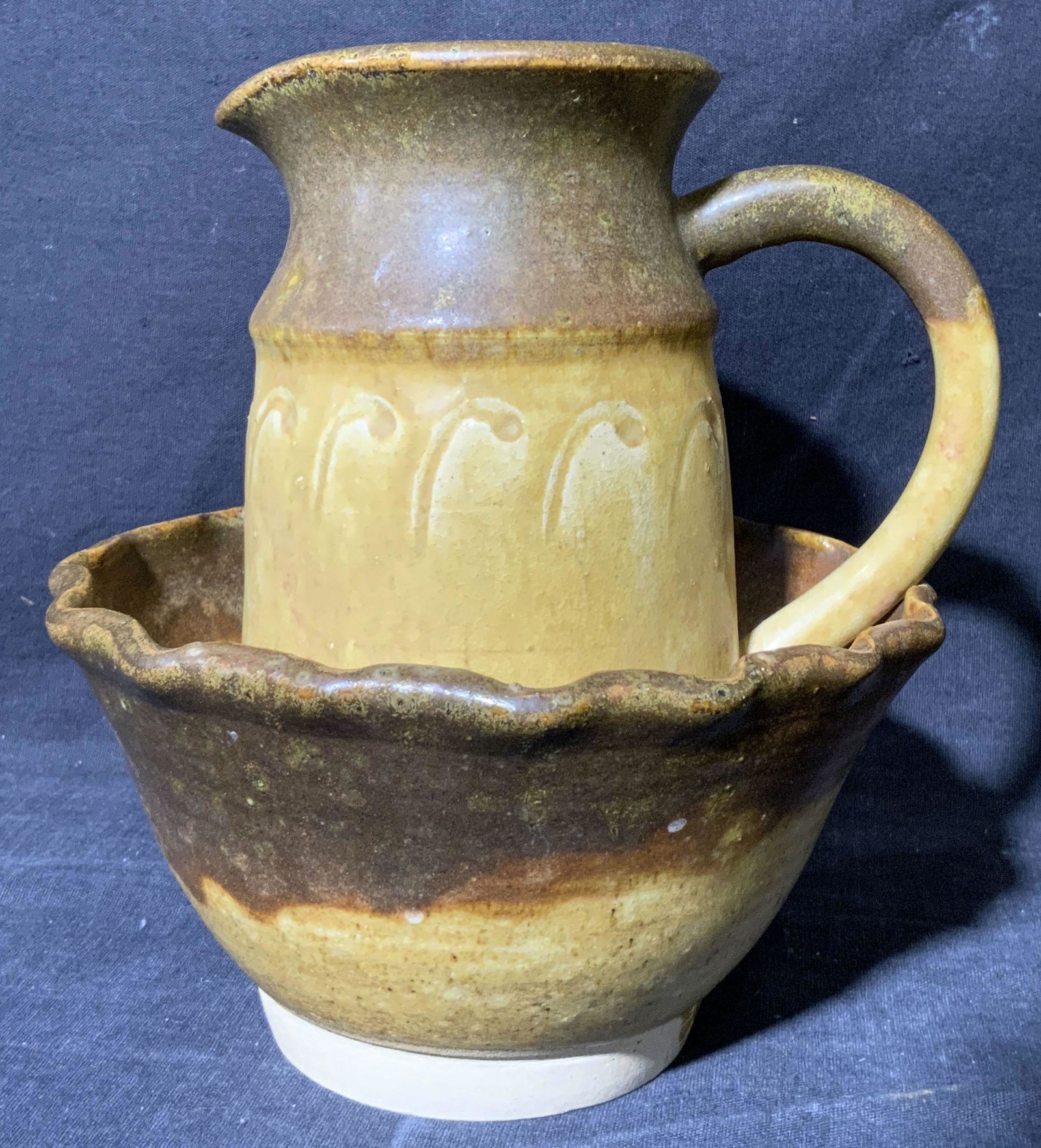 Lot 2 JOYCE SCALZO Bowl and Pitcher (1 of 8)