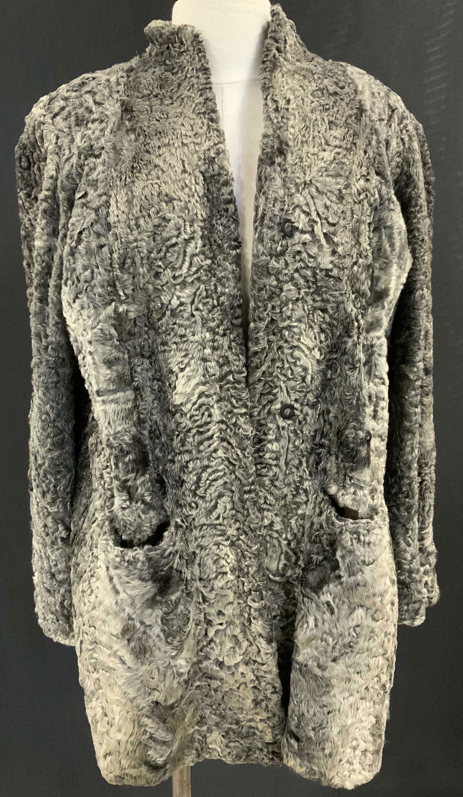H LEONARD SIMMONS Persian Lambswool Fur Coat (1 of 14)