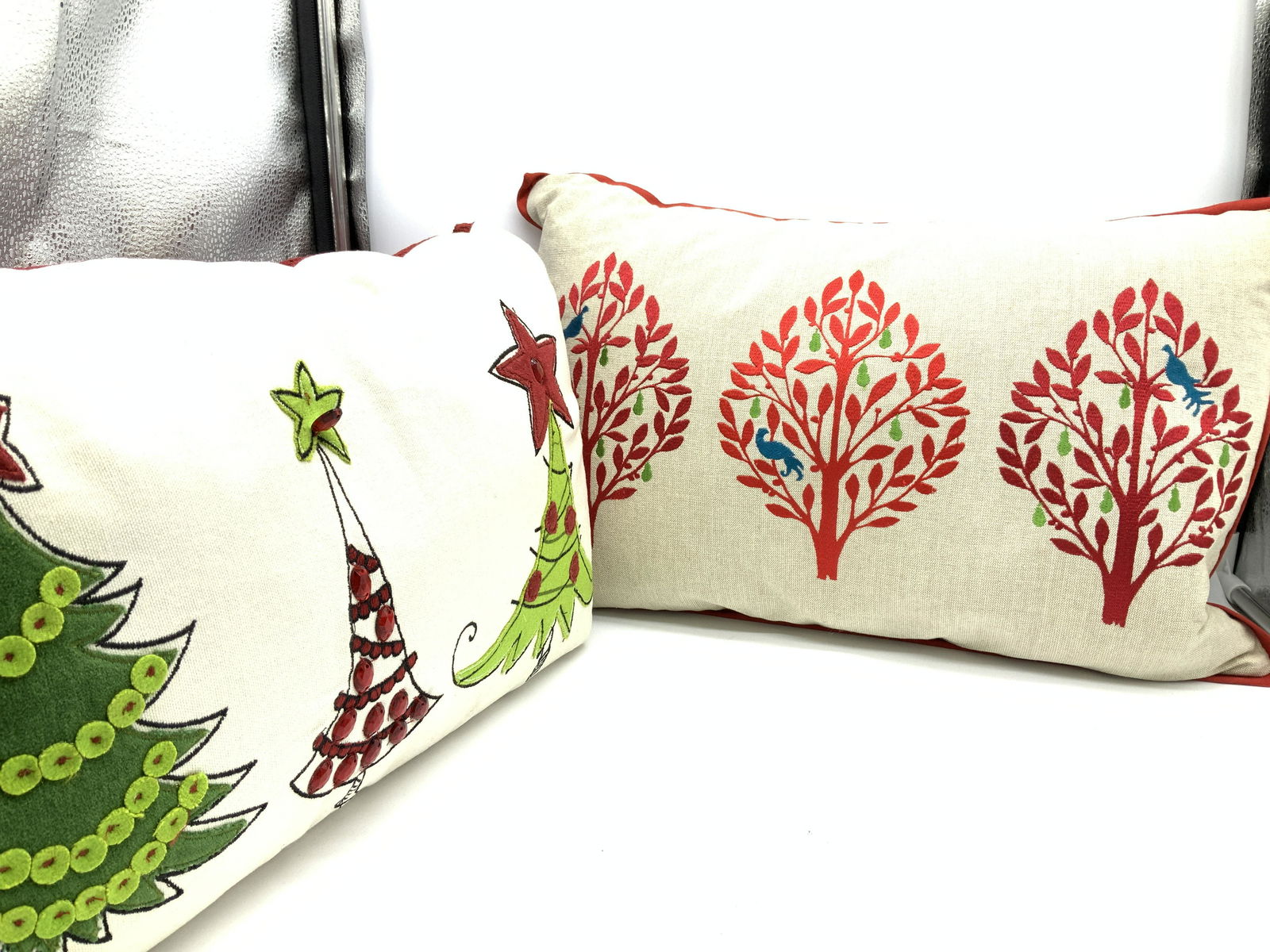 Pair Pier 1 Holiday Toss Pillows (1 of 7)