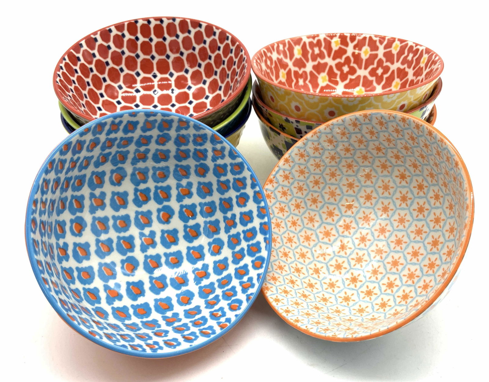 Grp 8 Luxury Patterned Ceramic Bowls (1 of 5)