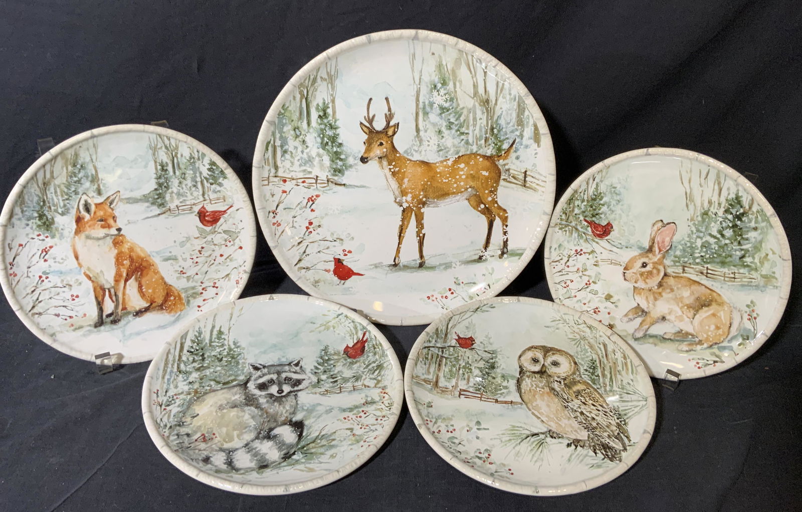 Lot 5 Certified International Animal Plates (1 of 8)