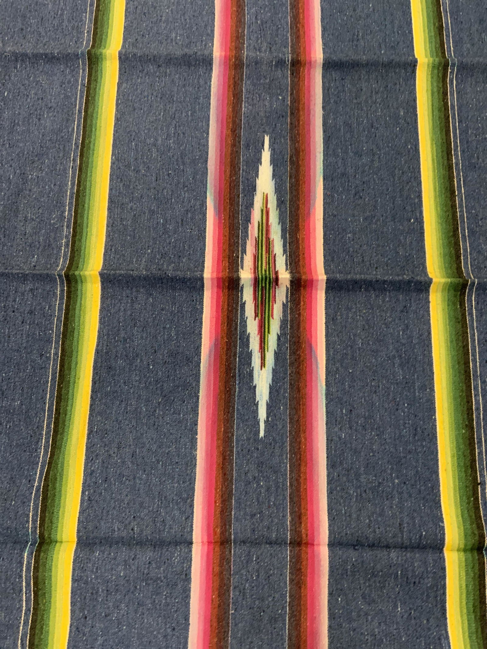 Vintage Mexican Style Fringed Furniture Shawl (1 of 5)