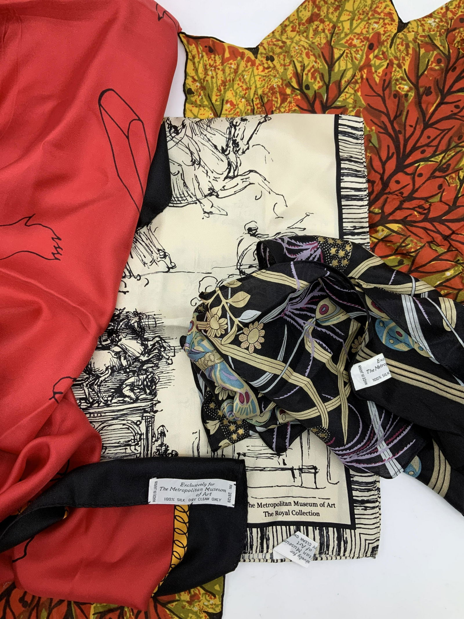 Metropolitan Museum Art Silk Scarves, 4 (1 of 9)