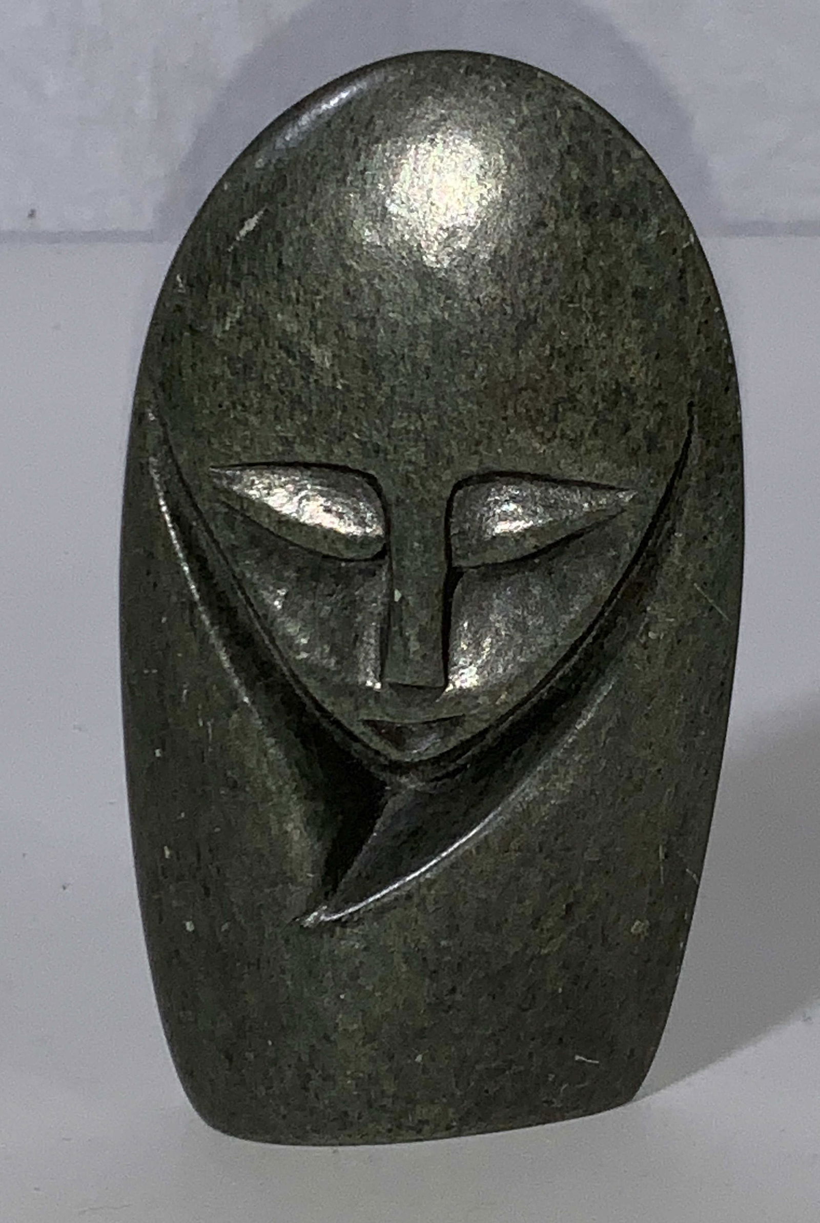 M GAIT Signed Shona Carved Stone Woman Figural (1 of 8)