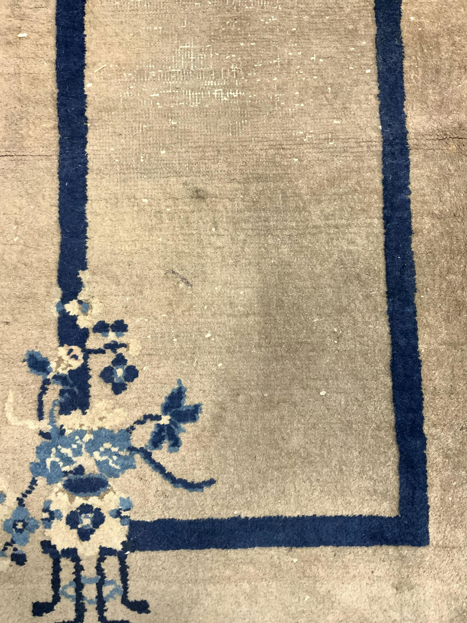 Vintage Chinese Art Deco Wool Area Rug (1 of 8)