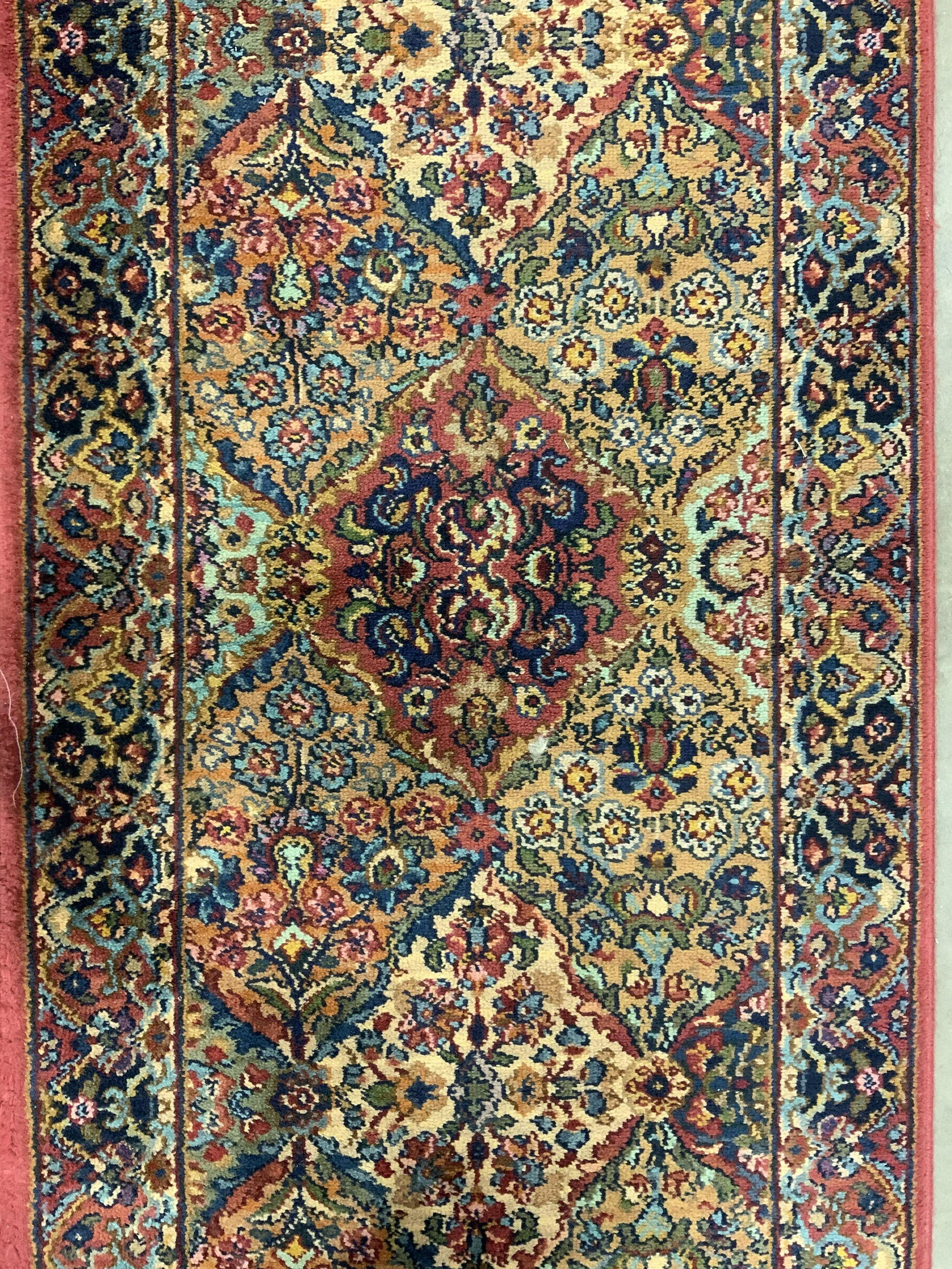 KARASTAN KIRMAN Handmade Fringed Wool Runner (1 of 8)