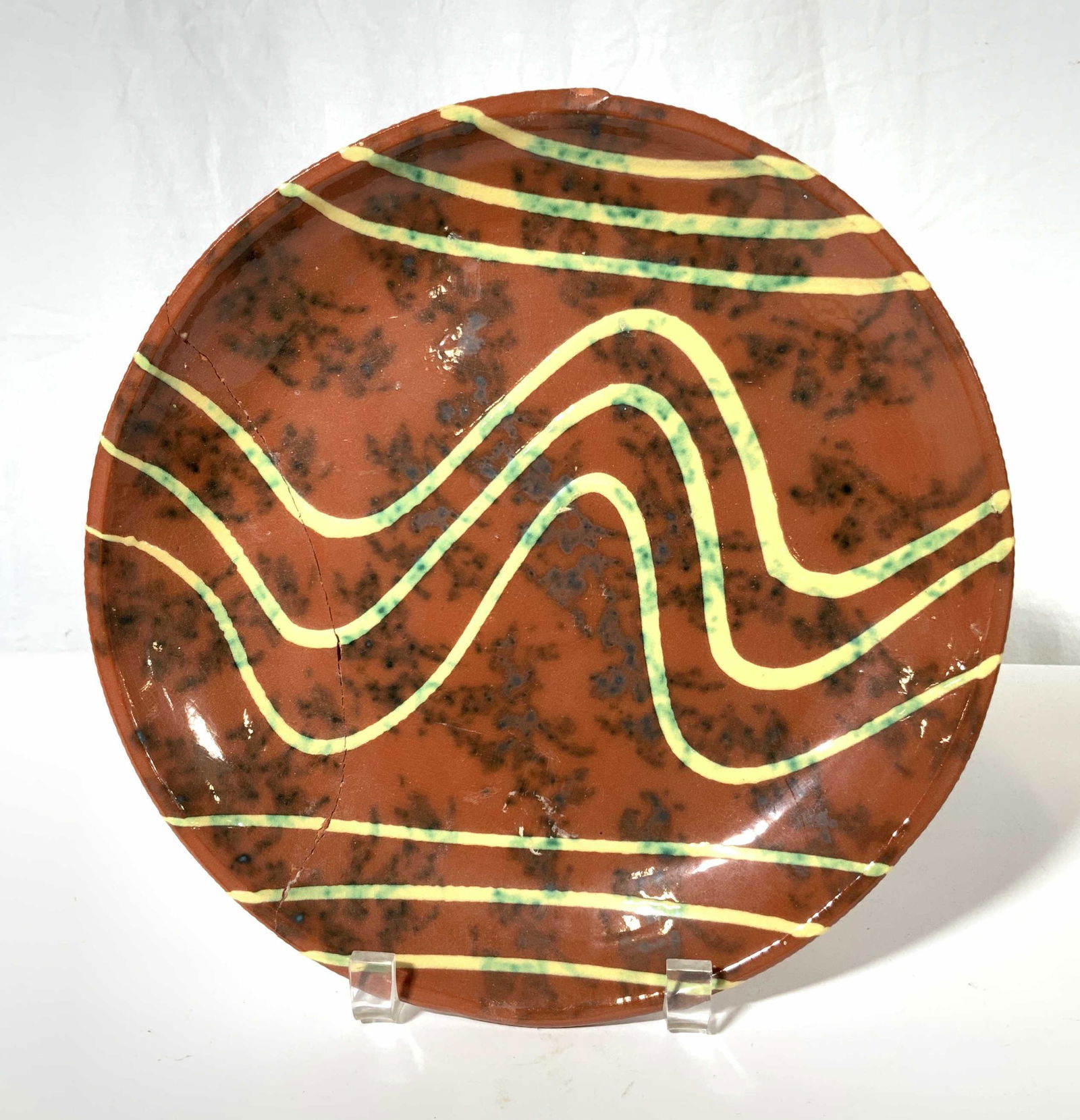 Signed Ceramic Terracotta Dish (1 of 6)