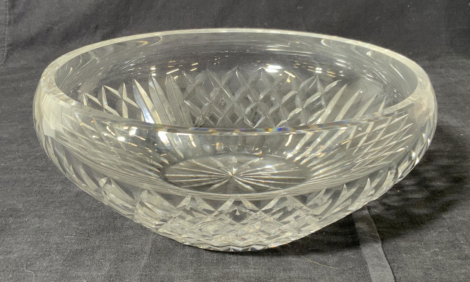 Signed WATERFORD Heavy Cut Crystal Bowl, Vintage (1 of 5)
