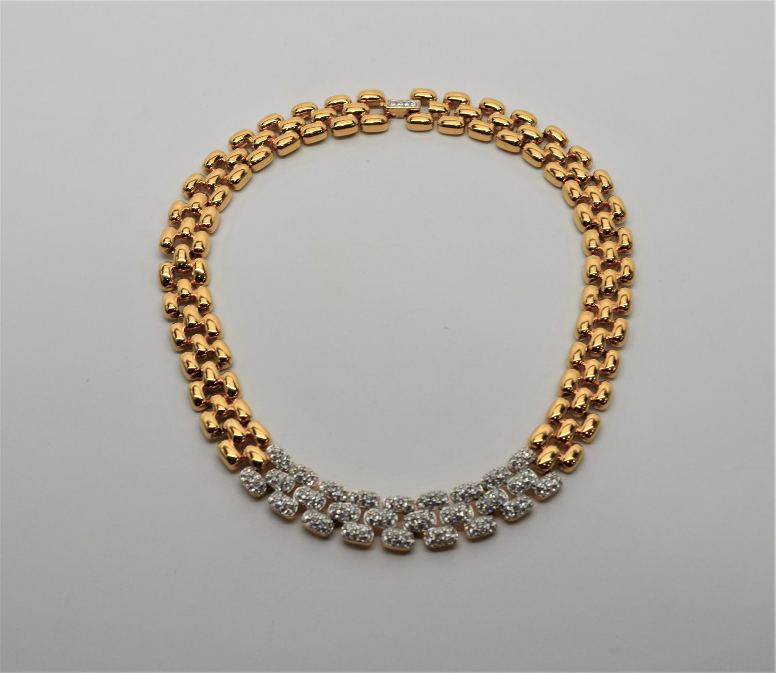 Swarovski Ladies Choker Gold Pl Micro Pave Design (1 of 5)