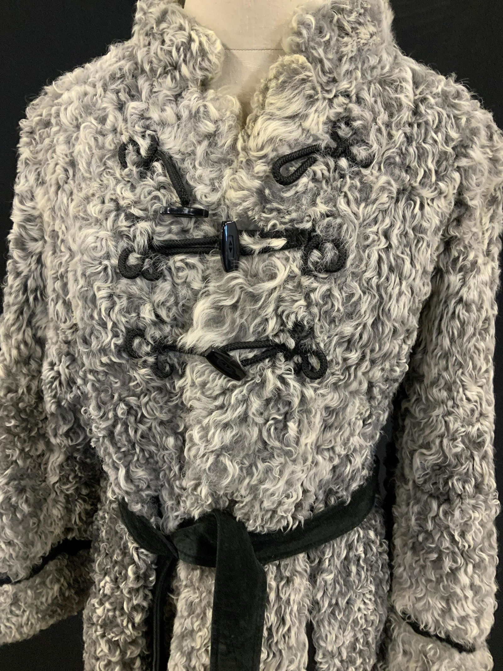 Curly Persian Lambs Wool Vintage Coat (1 of 7)