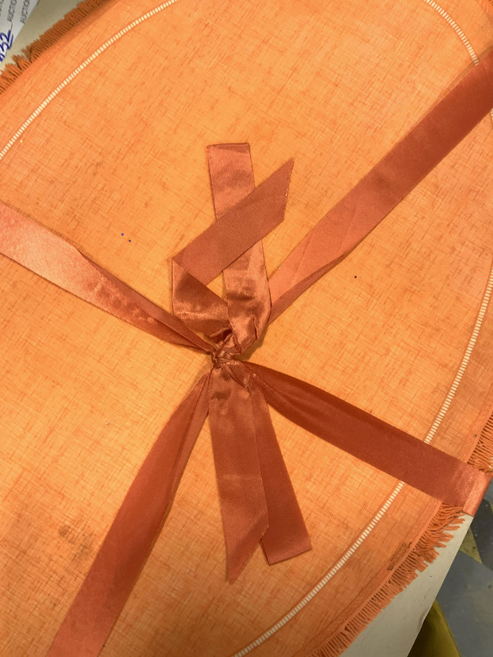 New Old Stock Orange PlaceMat Set 4 (1 of 5)