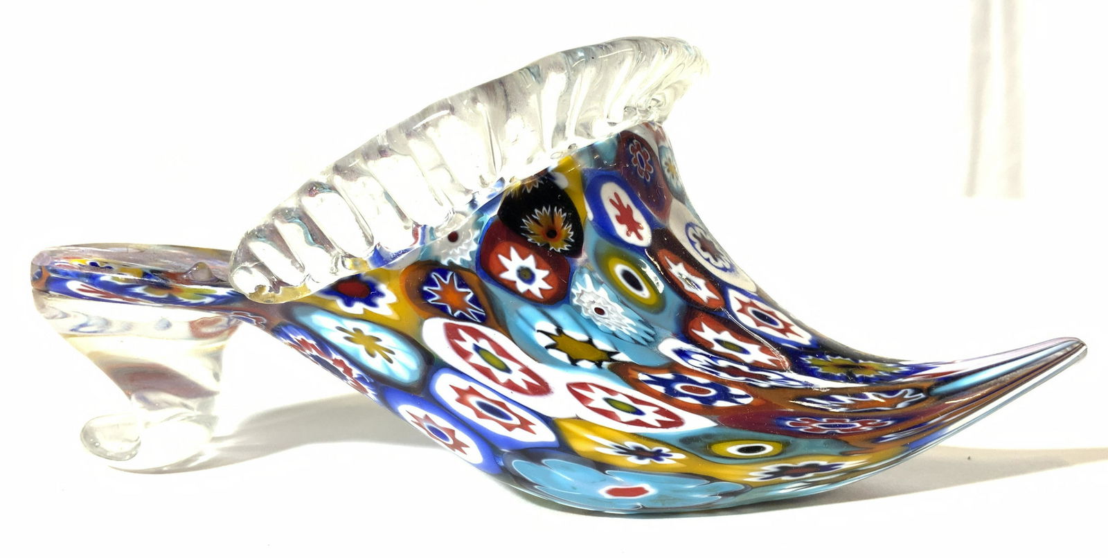 Millefiori MURANO Art Glass Shoe (1 of 7)