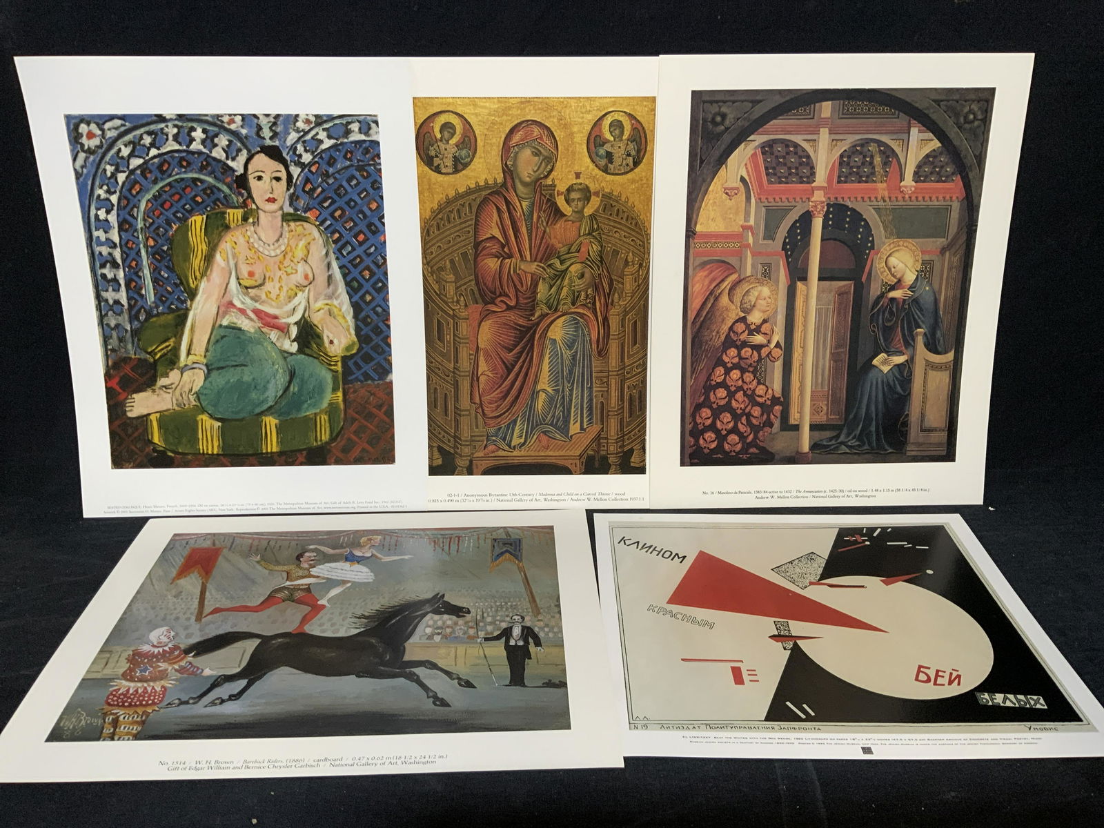 Group Lot of MMA & NGA Notable Works Giclee prints (1 of 6)