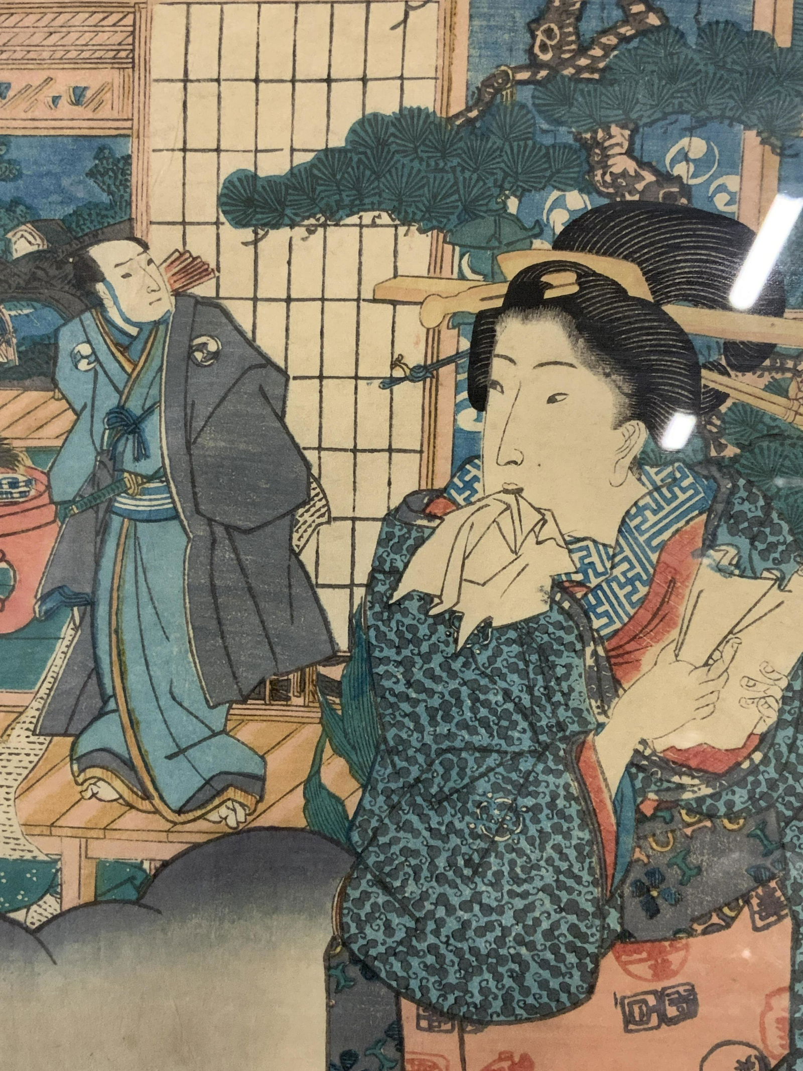 Japanese Woodblock On Rice Paper (1 of 6)