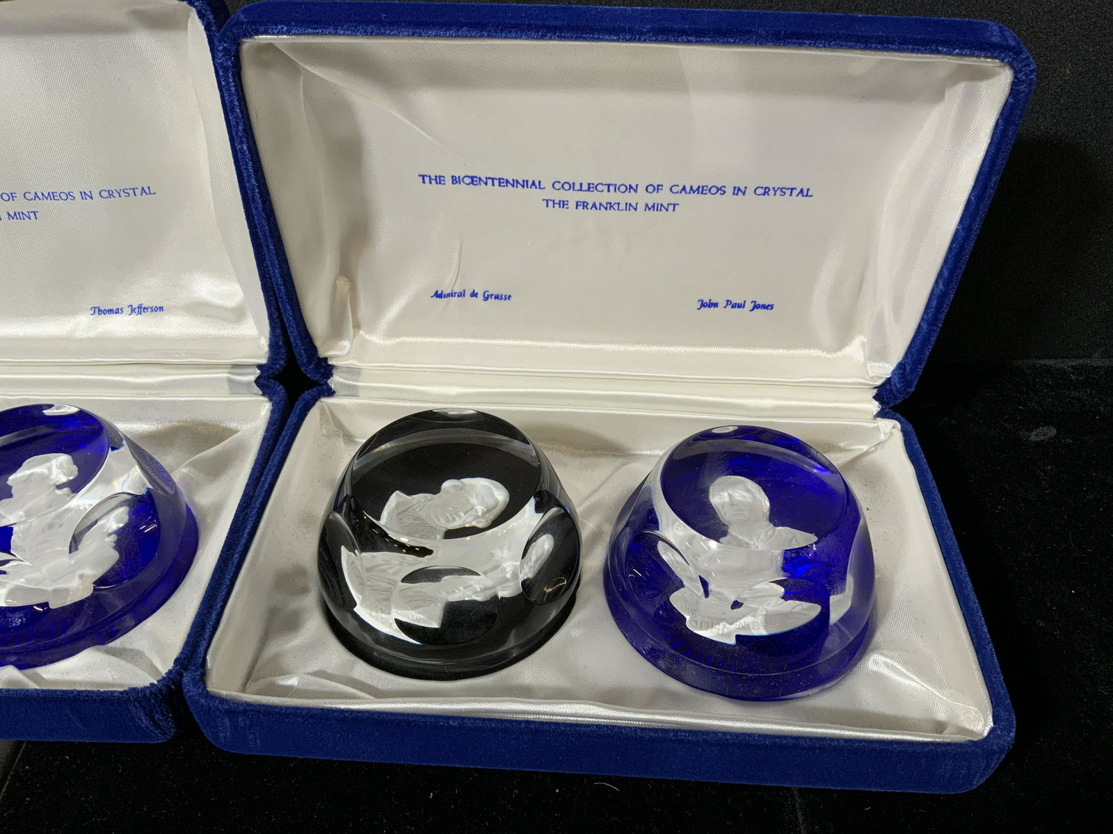 Lot 6 THE FRANKLIN MINT BACCARAT Paperweights (1 of 6)