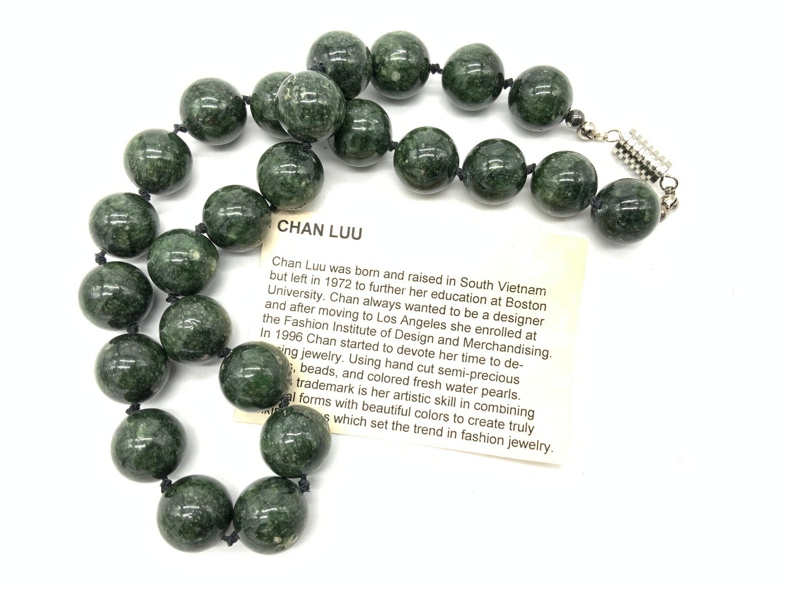CHAN LUU Luxury Natural Stone Beaded Necklace, Box (1 of 5)