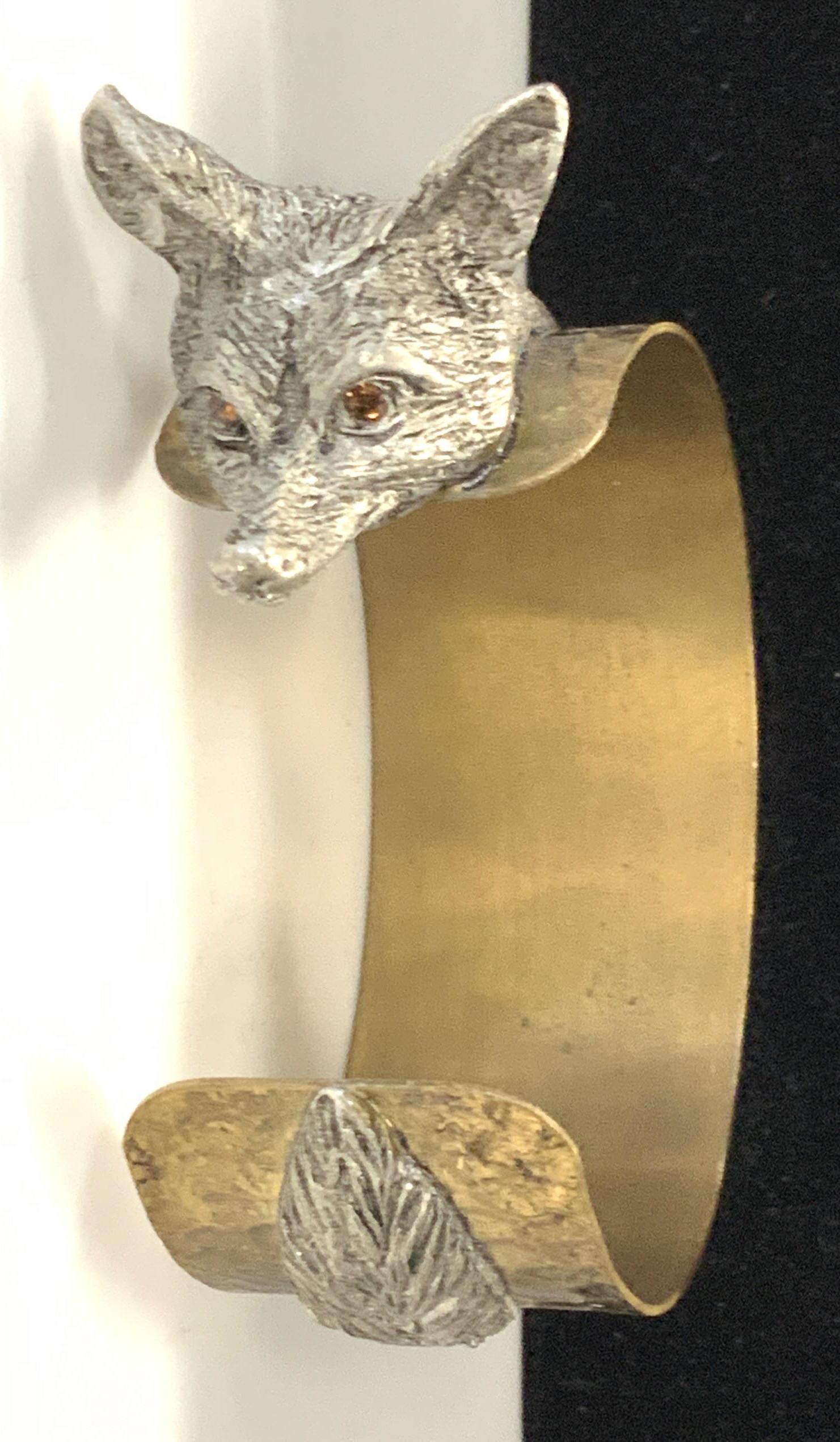 Miss Ellie NYC Custom Made Cuff Bracelet W Fox Fig (1 of 6)