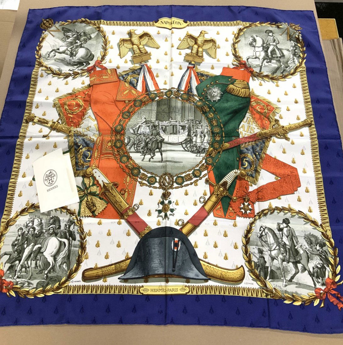 HERMES PARIS NAPOLEAN Ledoux Silk Scarf (1 of 12)