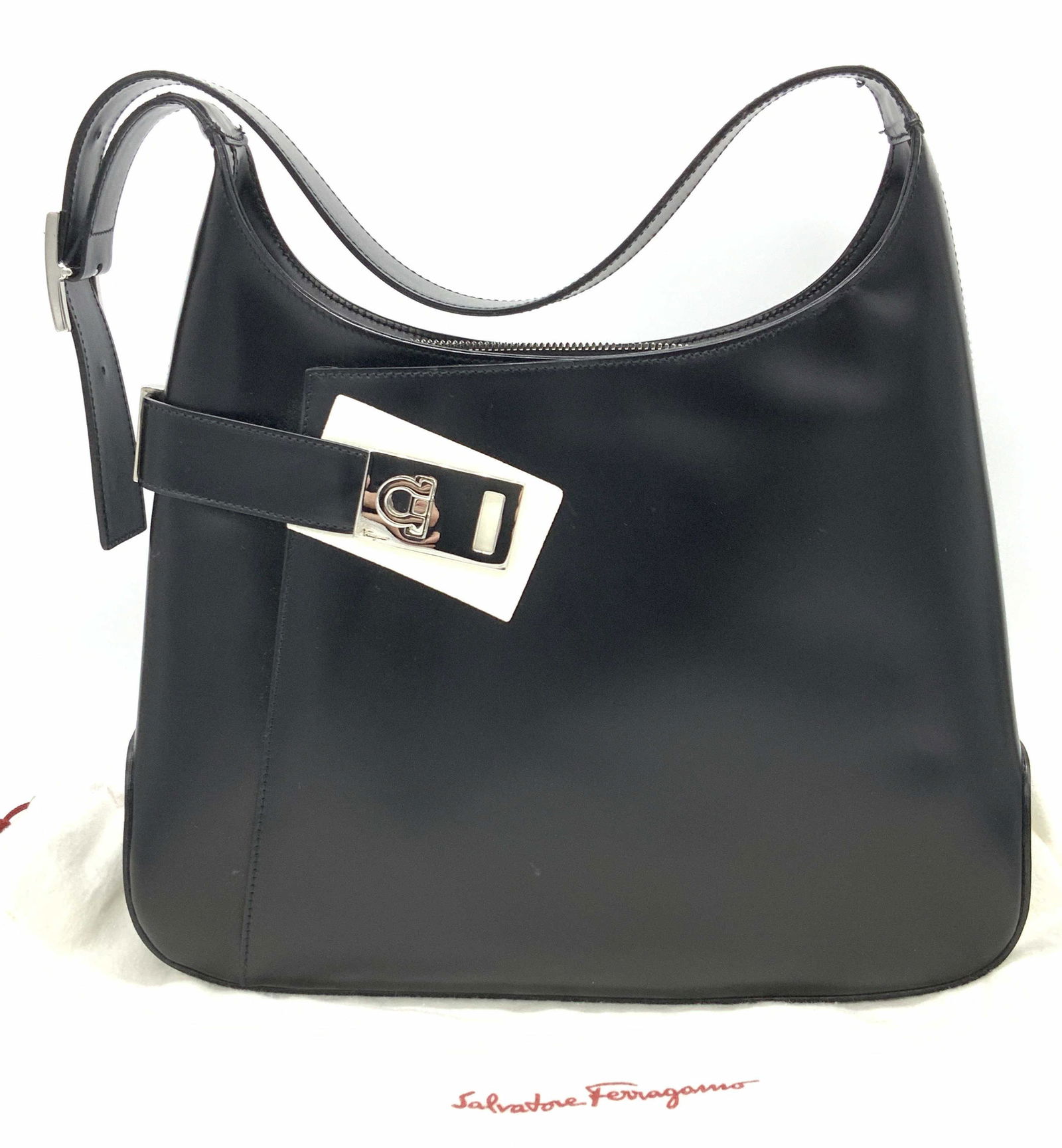S. FERRAGAMO Never Used Leather Handbag (1 of 9)