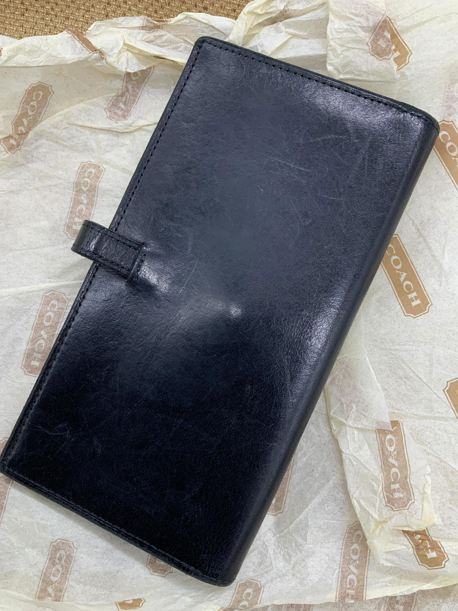 COACH Never Used Black Leather Wallet (1 of 5)