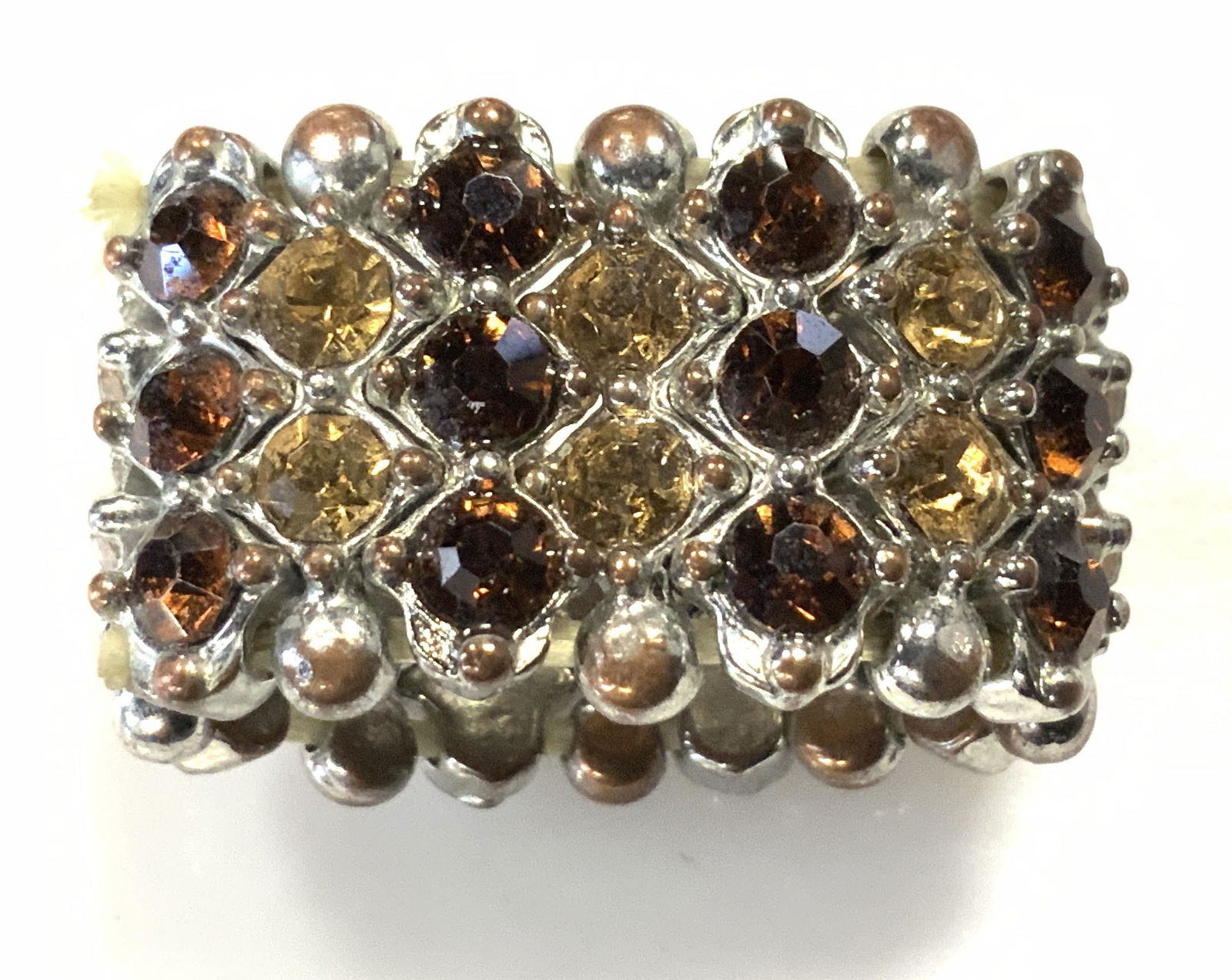 Expandable Crystal Cocktail Ring (1 of 4)