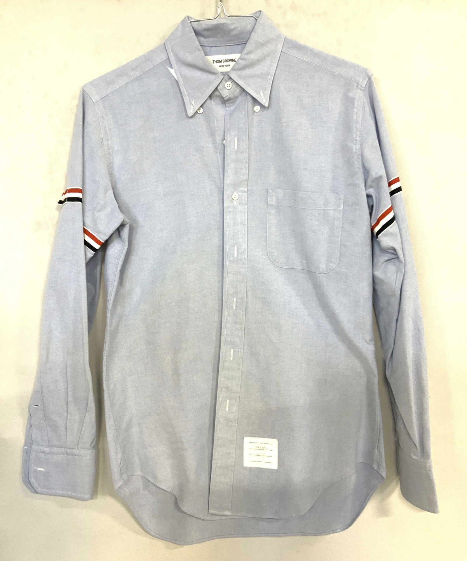NEW-THOM BROWNE Men’s Cotton Polo Shirt (1 of 6)