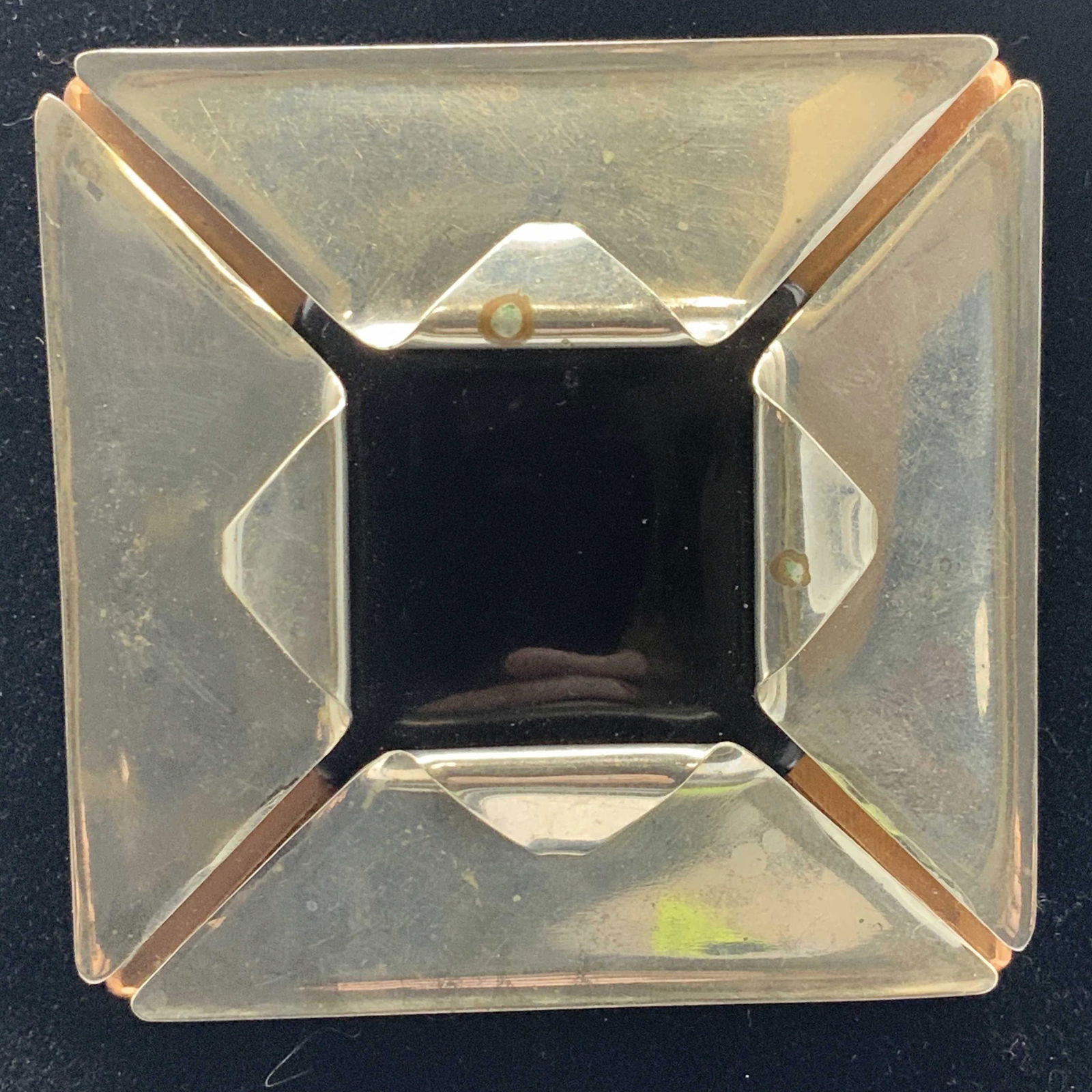 VTG FABRICE PARIS SQUARE BROOCH, France (1 of 4)