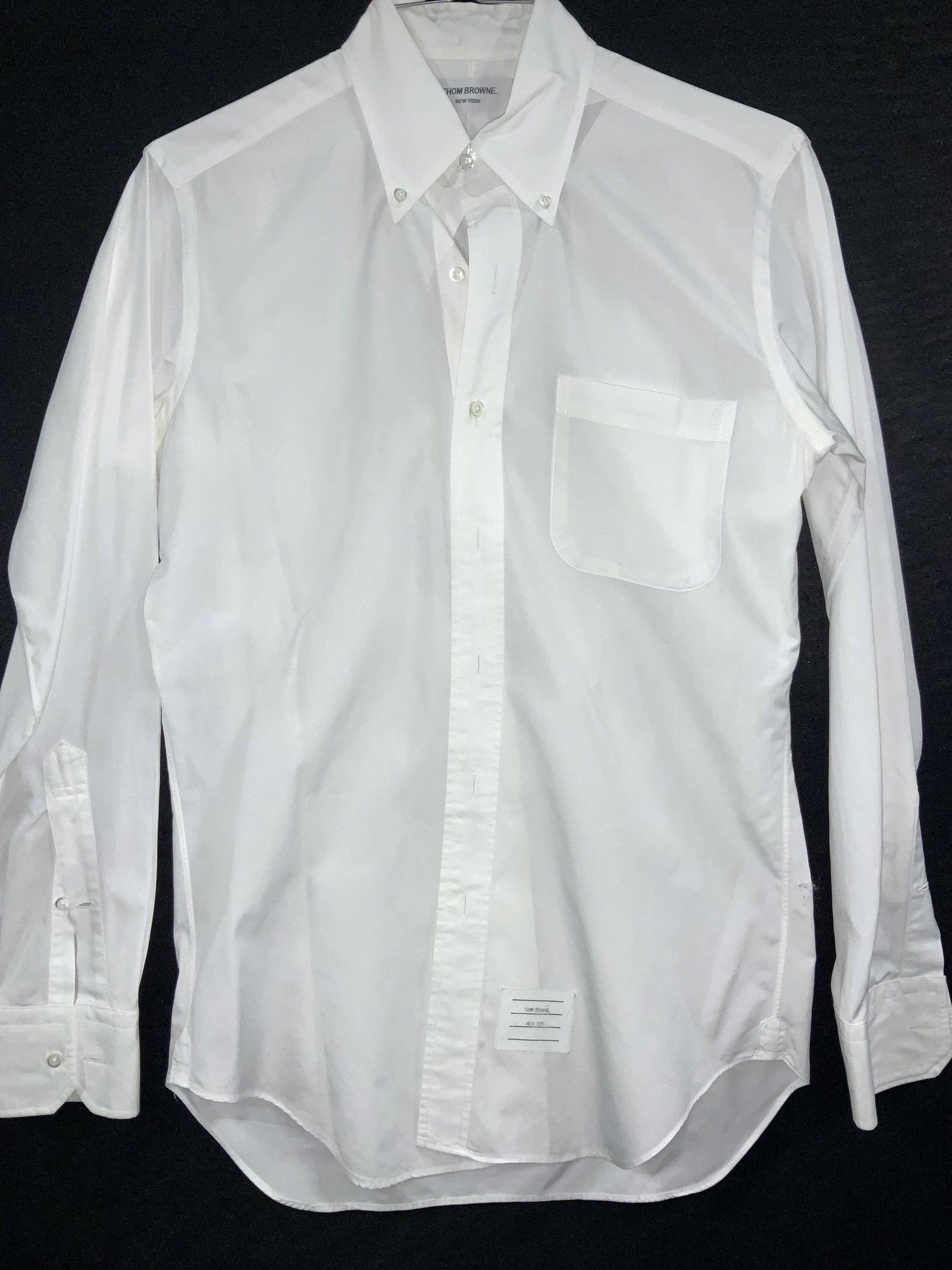 Men’s THOM BROWNE Cotton Button Down Shirt , New (1 of 5)