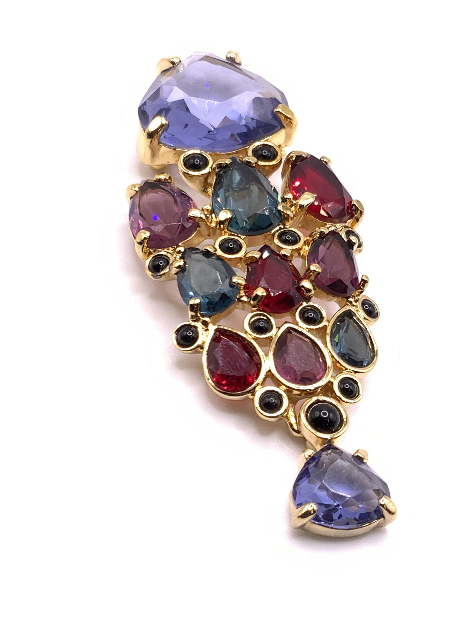 SWAROVSKI Trademarked Articulated Crystal Brooch (1 of 11)