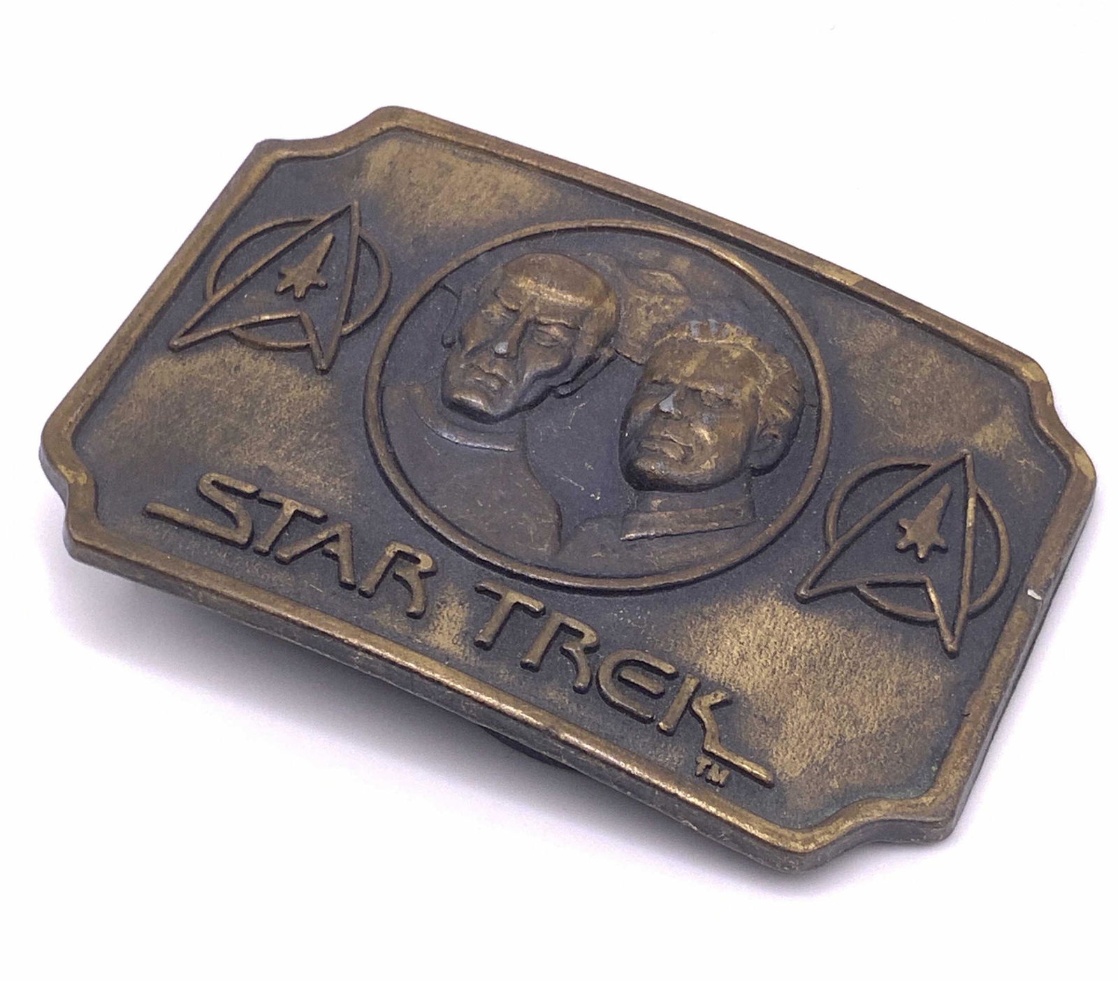 Vintage STAR TREK Paramount Pictures Belt Buckle (1 of 6)