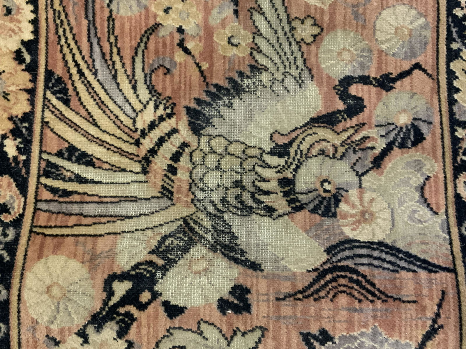 Vintage Fringed Oriental Style Carpet (1 of 5)