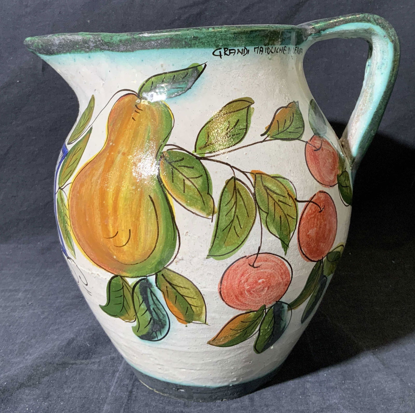 Signed Nettare di Frutta Ceramic Pitcher (1 of 7)