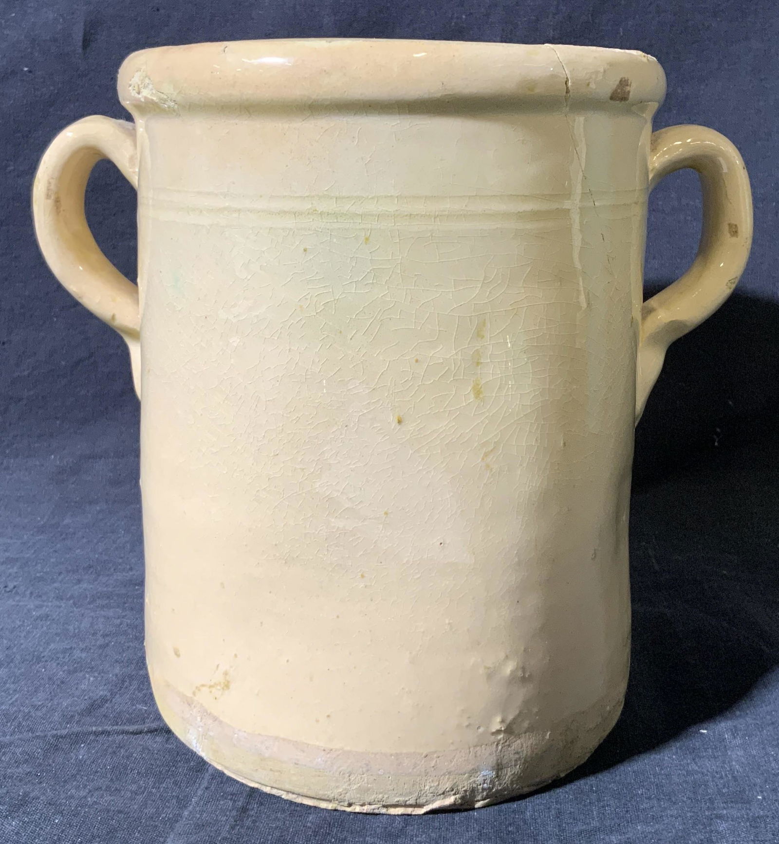 Handled Ceramic Canister (1 of 7)
