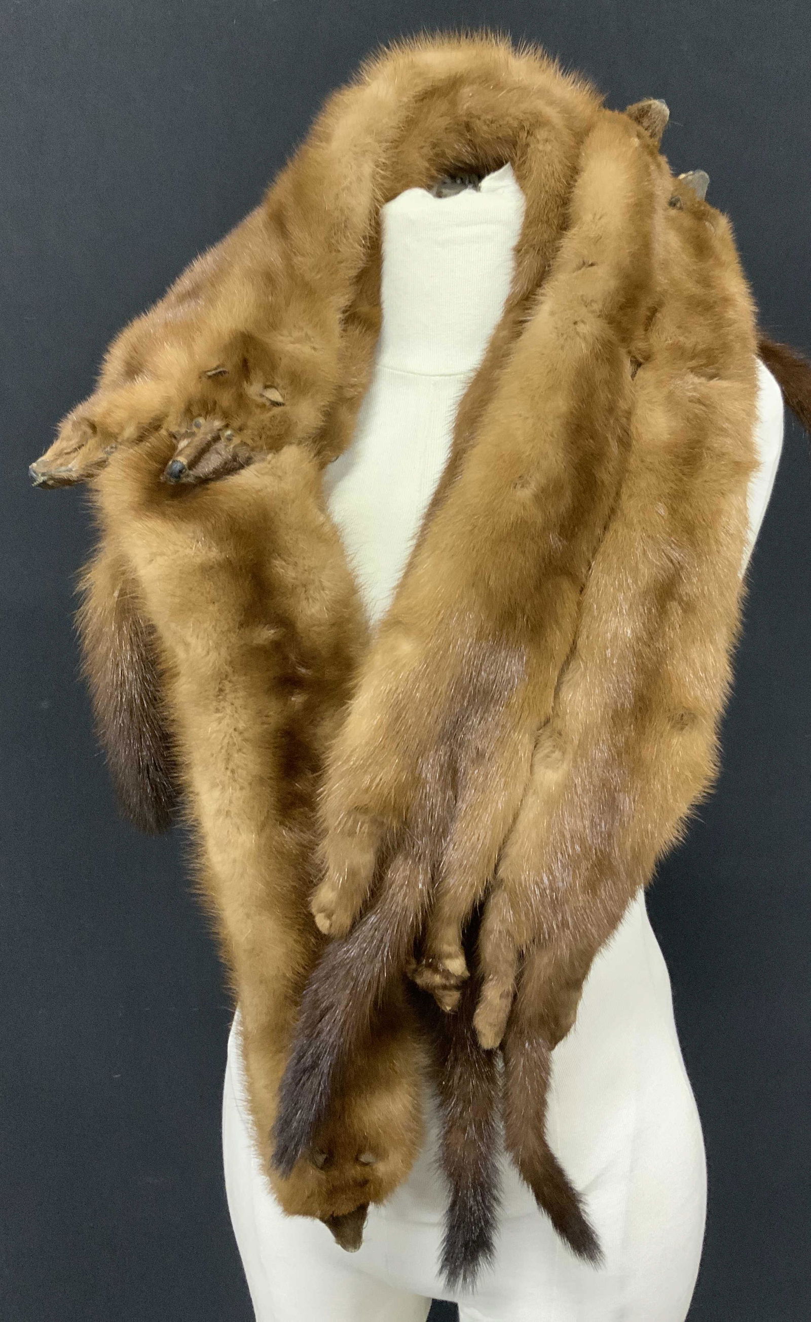 Lot 2 Stone Marten Fur Shawls (1 of 7)