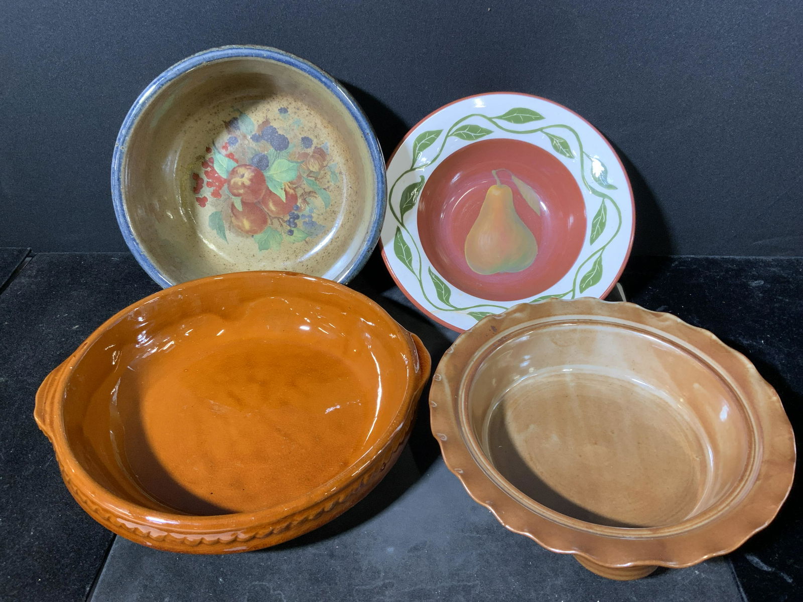 Lot 4 Stoneware Bowls (1 of 7)