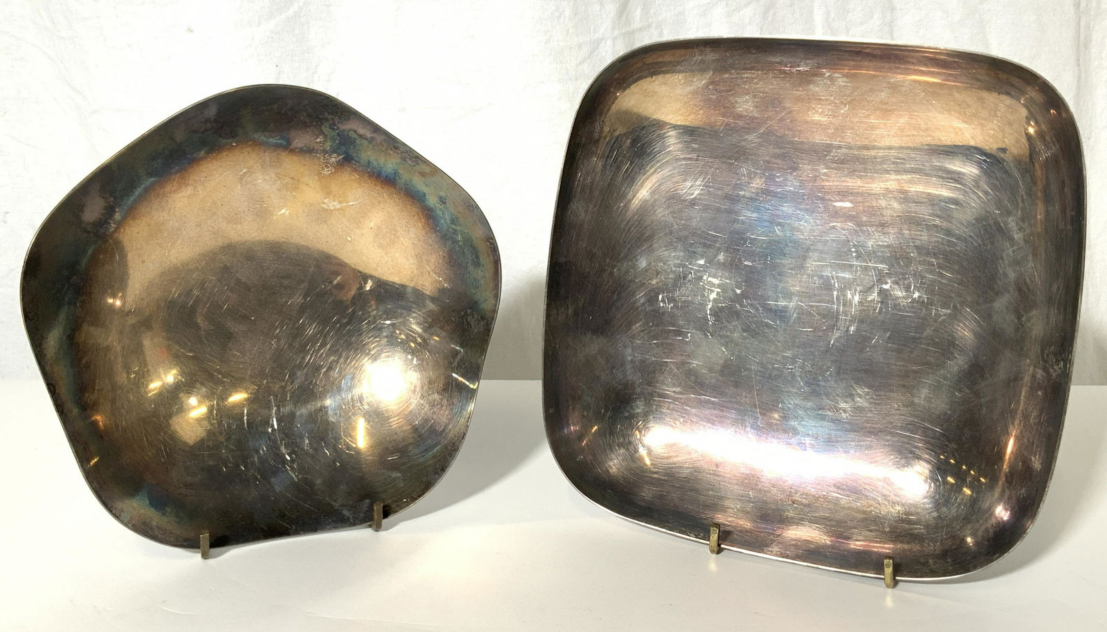 Group lot 2 Vintage Silver Plated Serving Bowls (1 of 11)