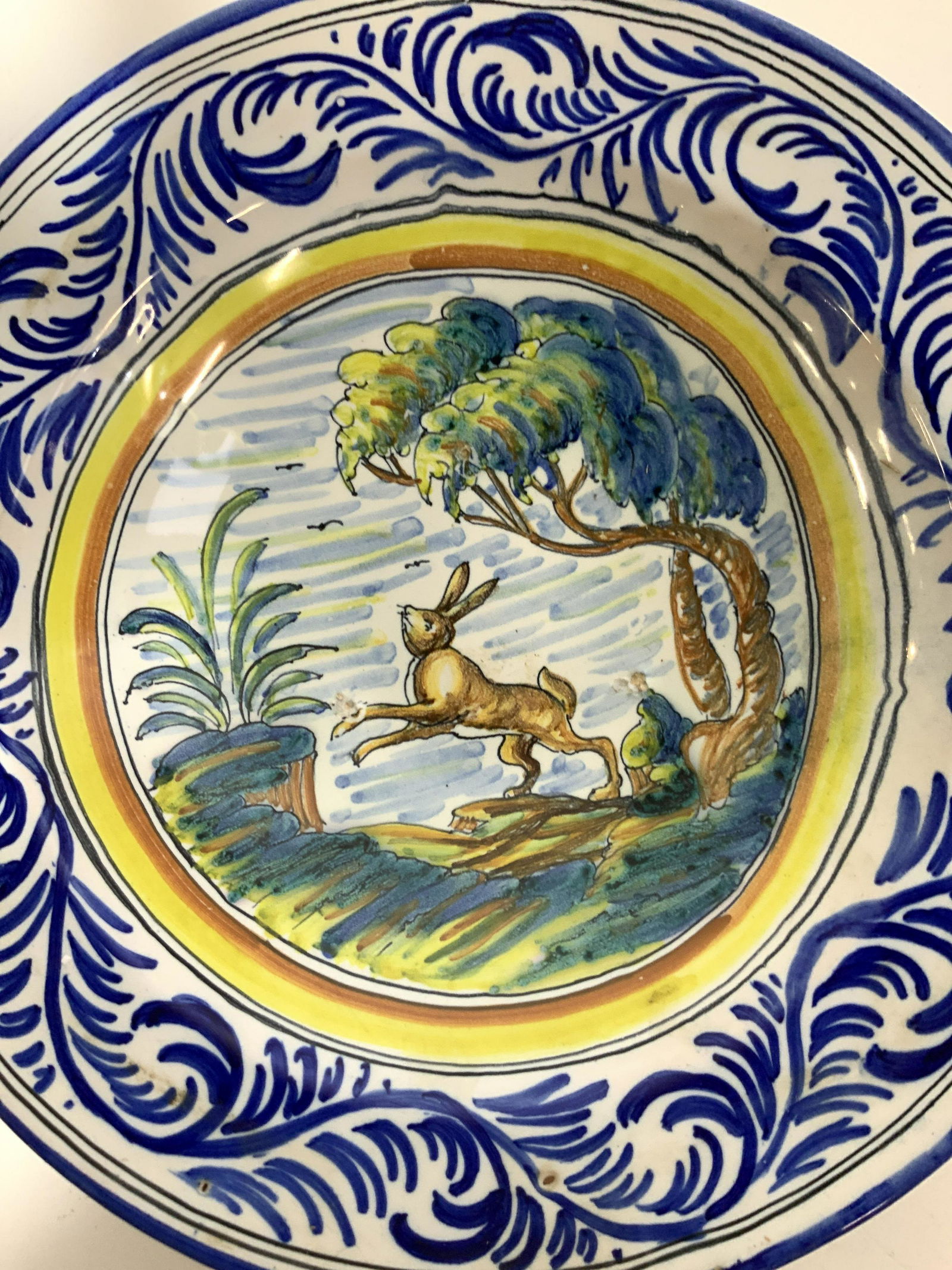 Signed Hand Painted Ceramic Bowl (1 of 9)