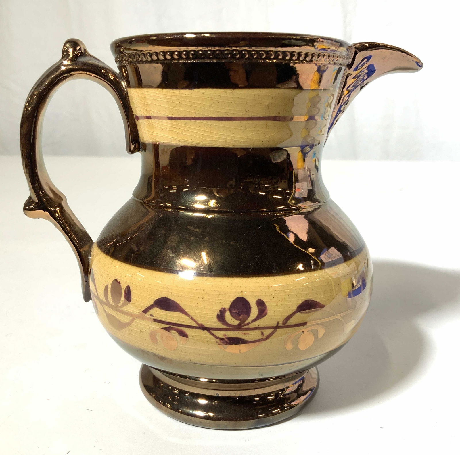 Collectible luster ware Porcelain Pitcher (1 of 10)