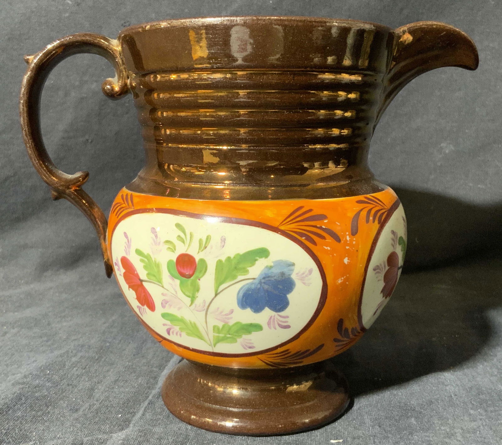 Floral Lusterware Pitcher (1 of 7)