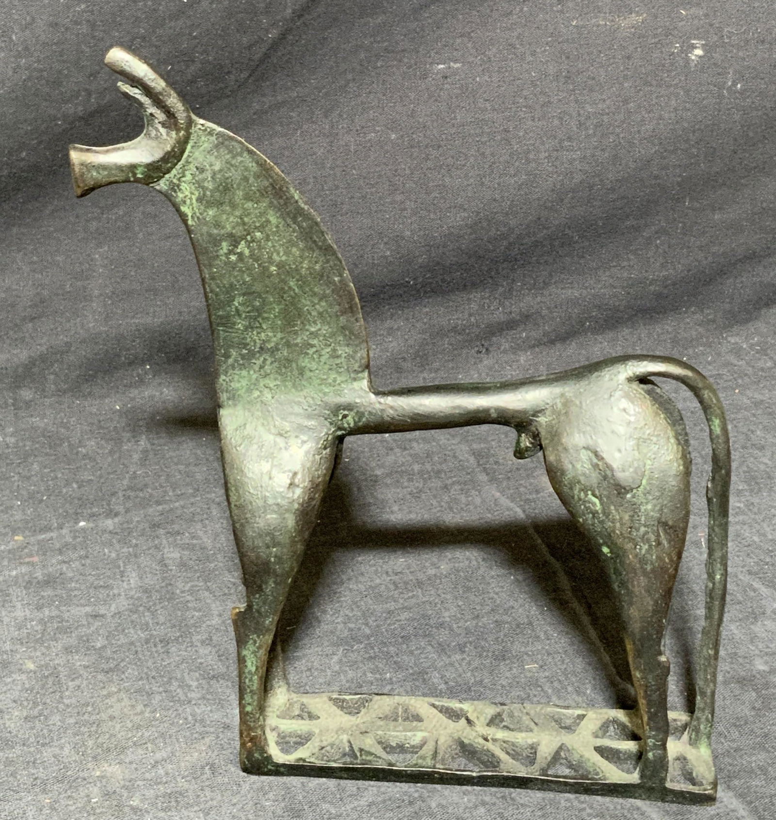 Abstract Bronze Llama Figurine (1 of 4)