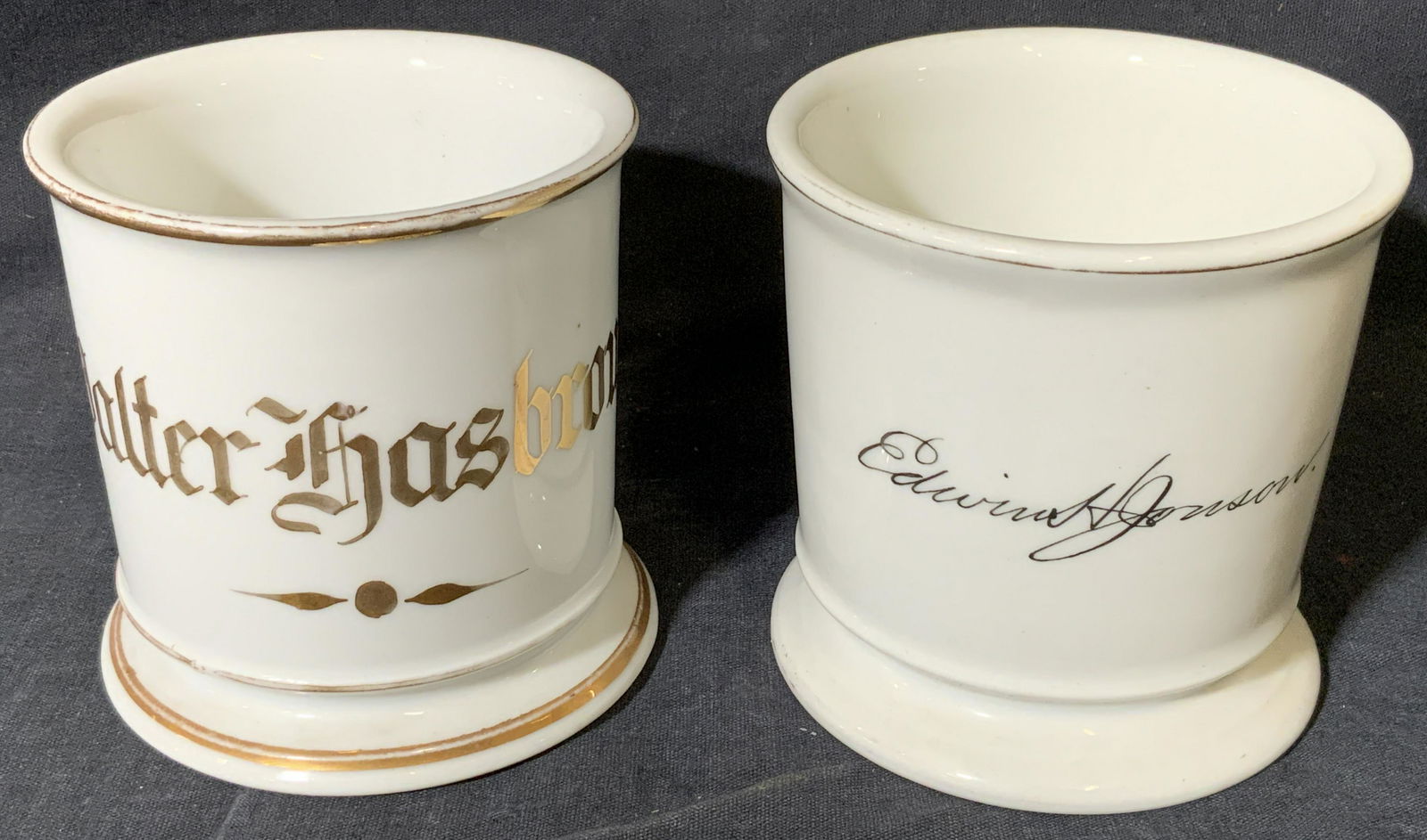 Pair of Vintage Shaving Mugs (1 of 6)