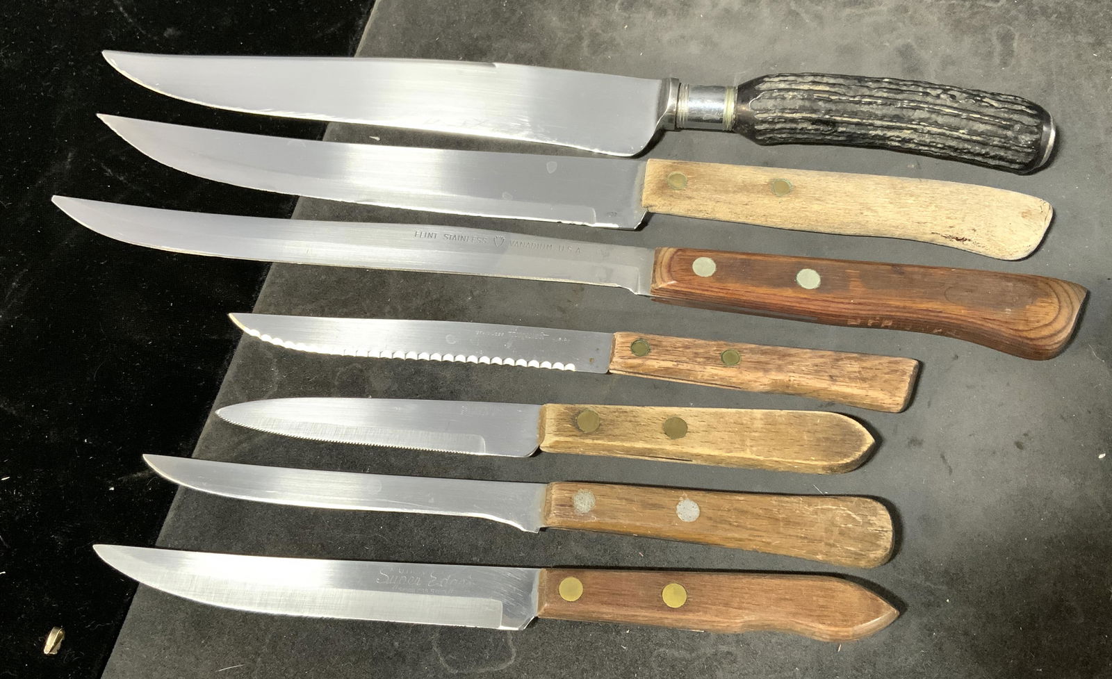 Group Lot 7 Steak & Carving Knives (1 of 6)