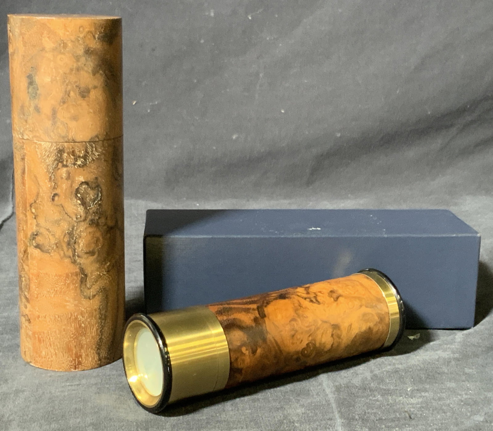 VAN COURT Brass Kaleidoscope, Original Box (1 of 10)