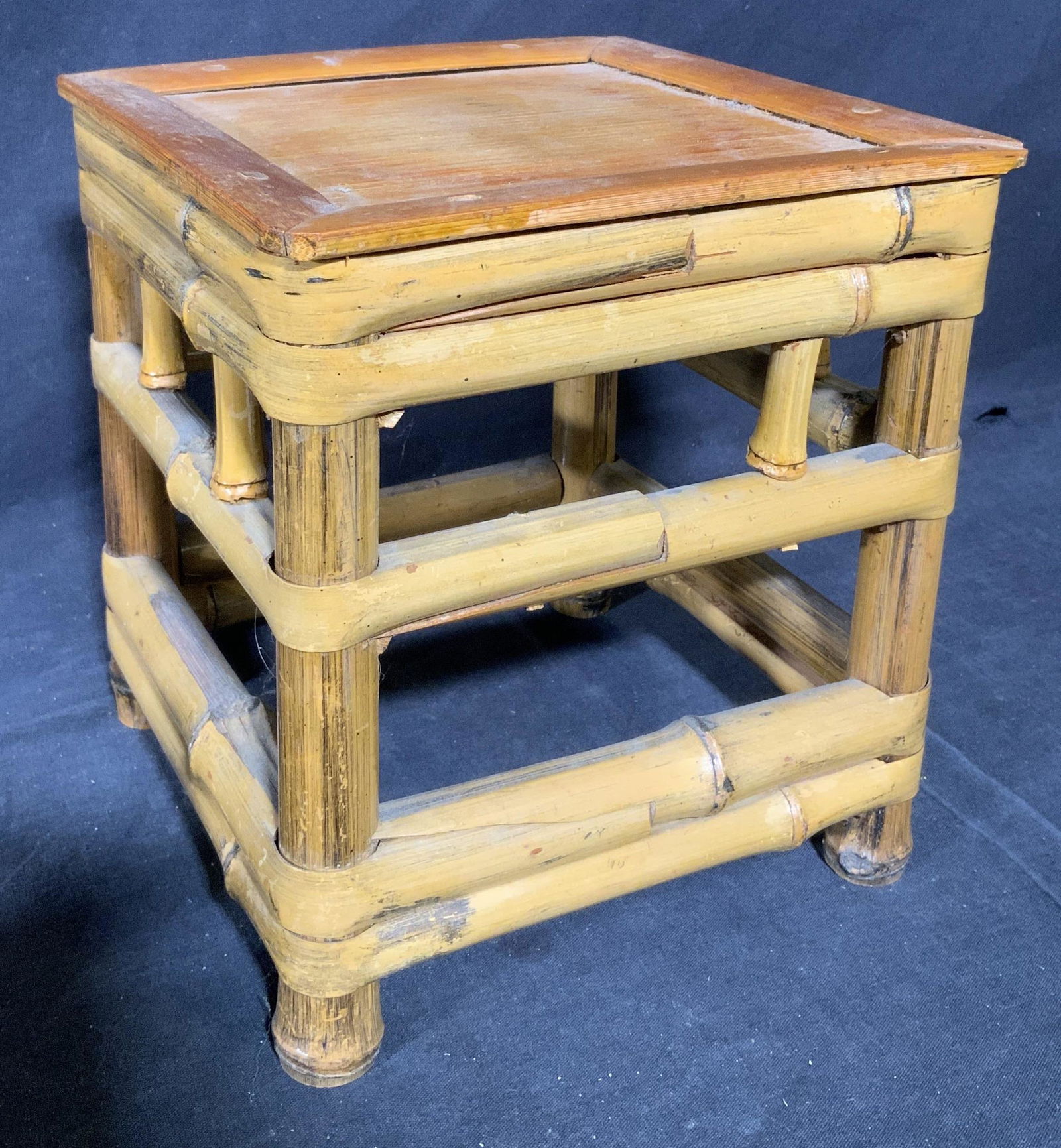 Vintage Bamboo Planter Stand (1 of 5)